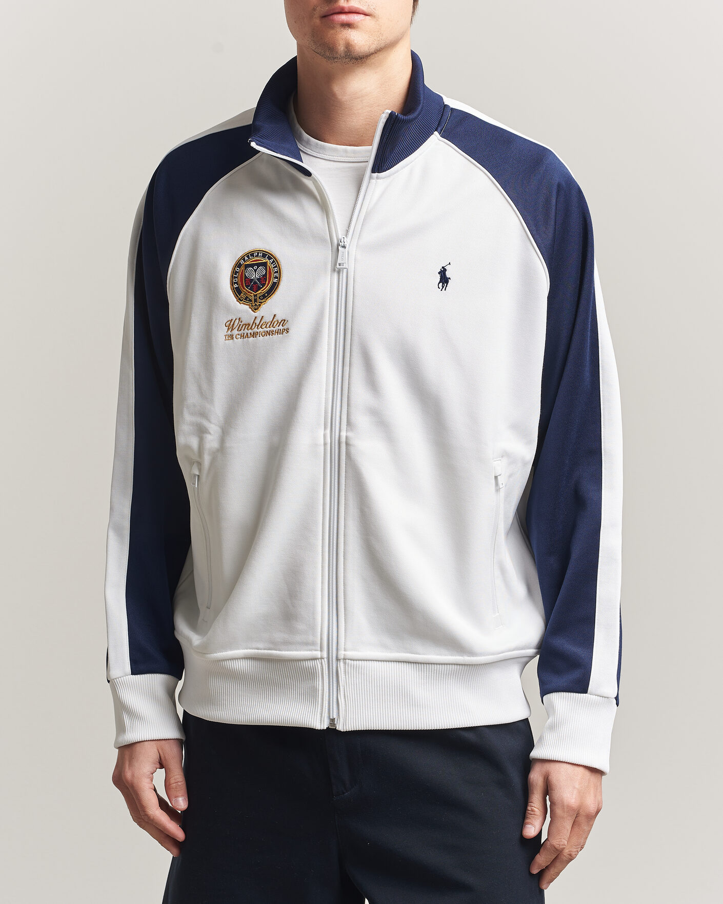 Heren | Truien | Polo Ralph Lauren | Full Zip Pullover Ceramic White
