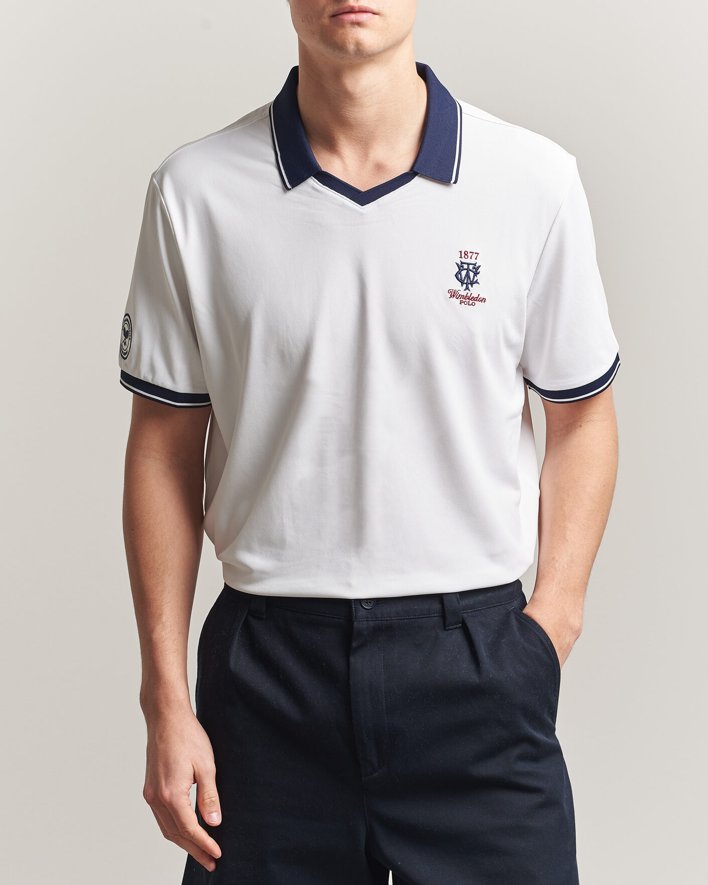 Heren | Polo's | Polo Ralph Lauren | Knitted Performance Polo Ceramic White
