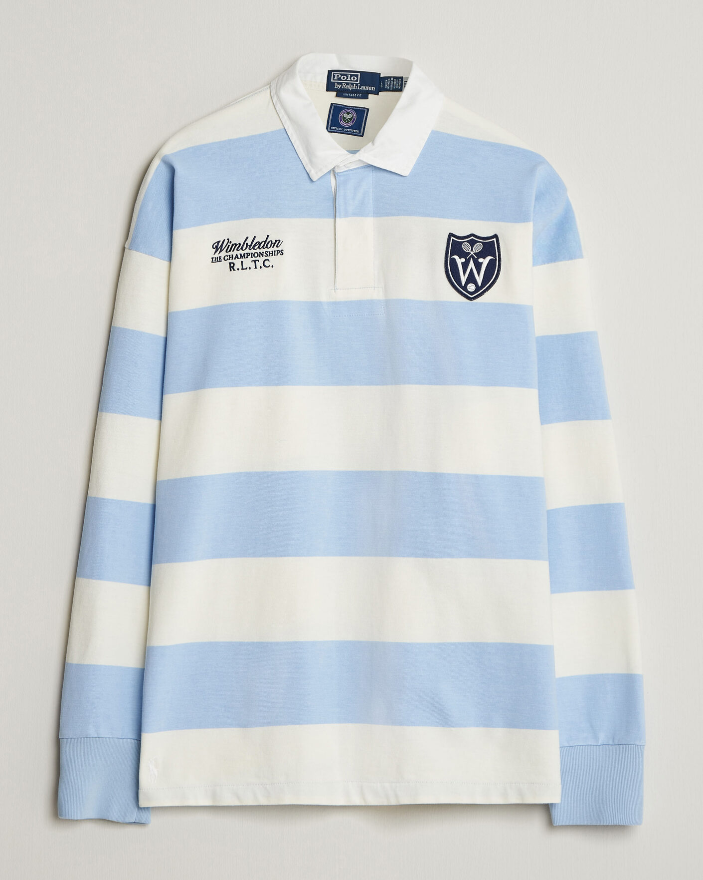 Heren | Truien | Polo Ralph Lauren | Striped Rugby Pullover Office Blue/Deckwash White