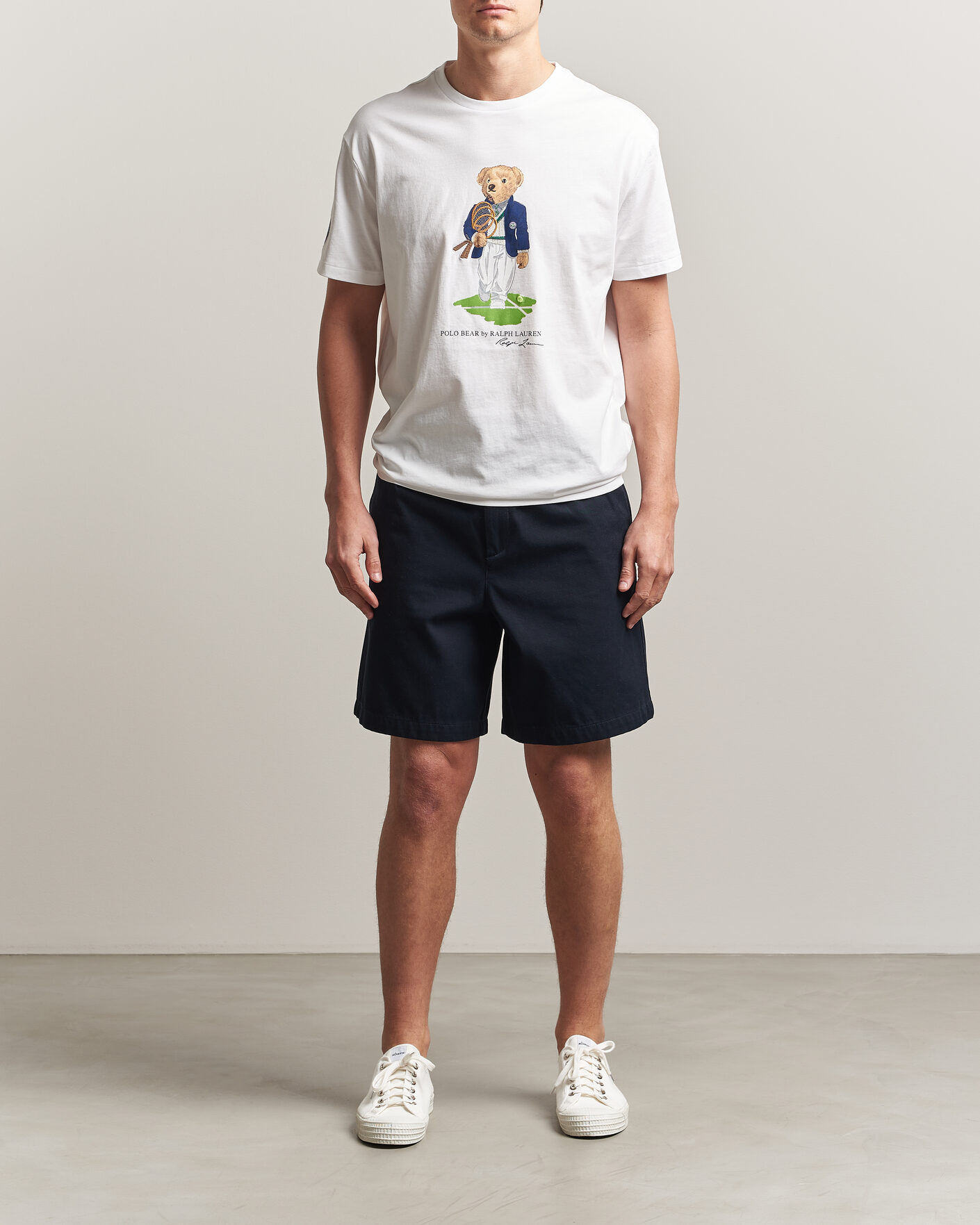 Heren | T-shirts | Polo Ralph Lauren | Wimbledon Bear Tee White