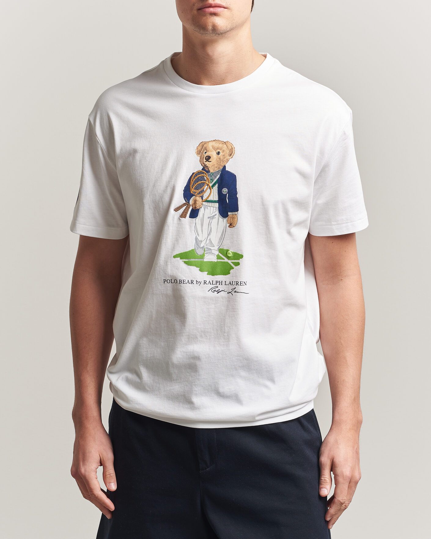 Heren | T-shirts | Polo Ralph Lauren | Wimbledon Bear Tee White