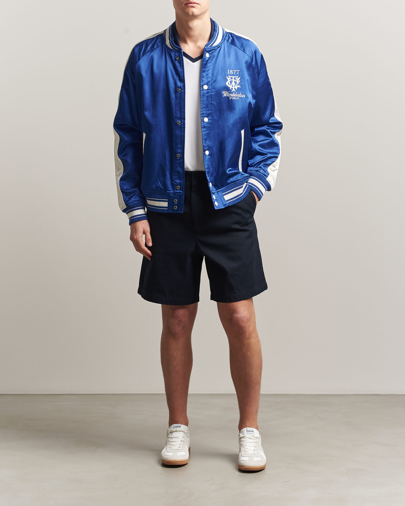 Heren | Jassen | Polo Ralph Lauren | Championship Bomber Jacket Graphic Royal/White