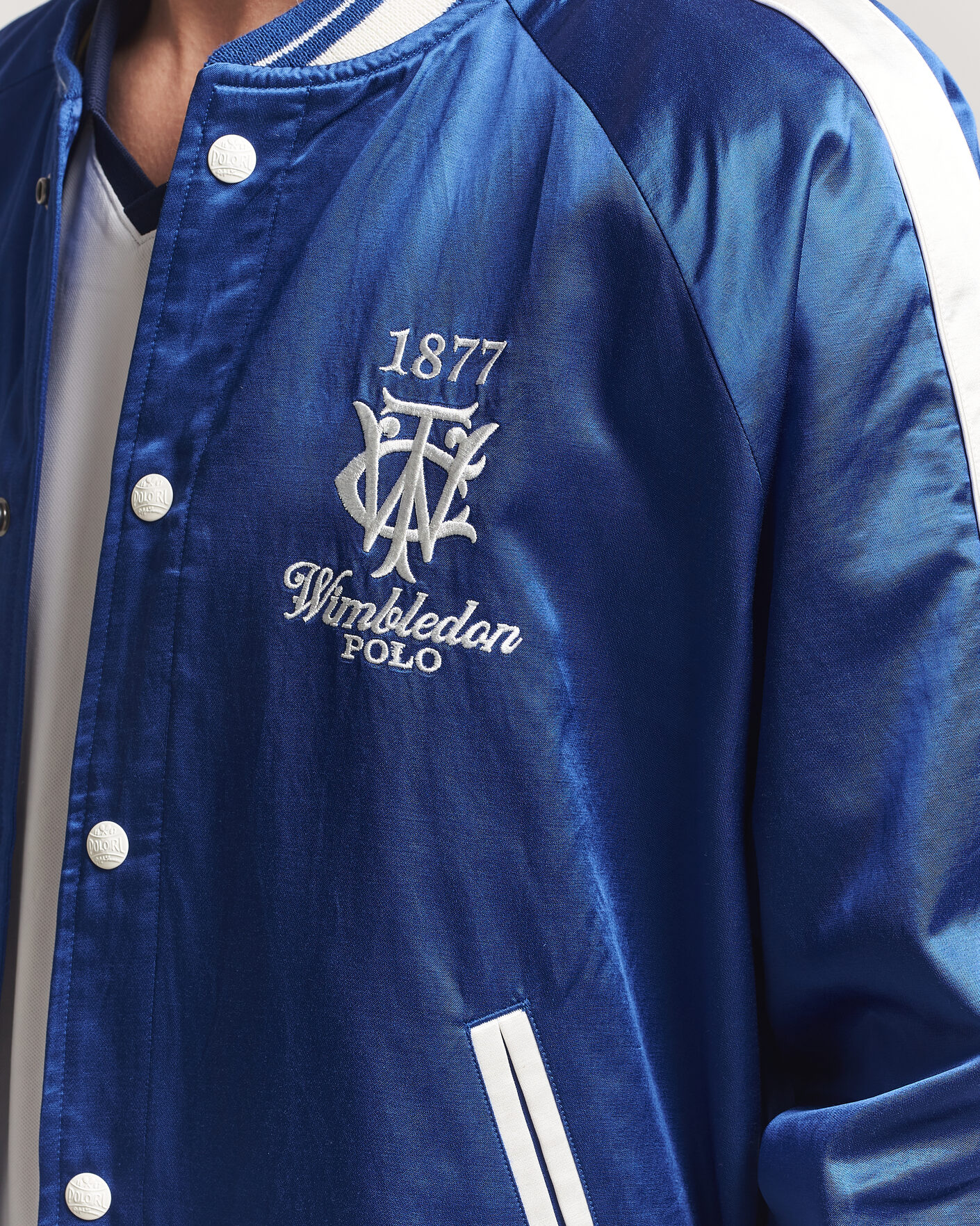 Heren | Jassen | Polo Ralph Lauren | Championship Bomber Jacket Graphic Royal/White