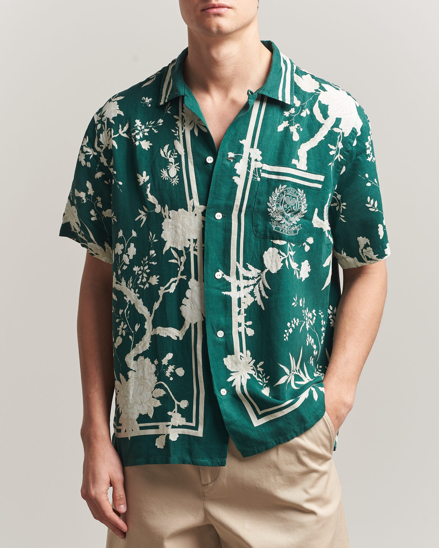 Heren | Overhemden | Polo Ralph Lauren | Printed Short Sleeve Shirt Championship Floral