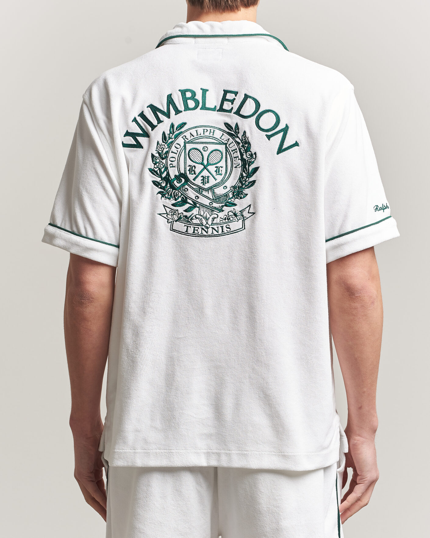 Heren | Overhemden | Polo Ralph Lauren | Terry Short Sleeve Shirt White