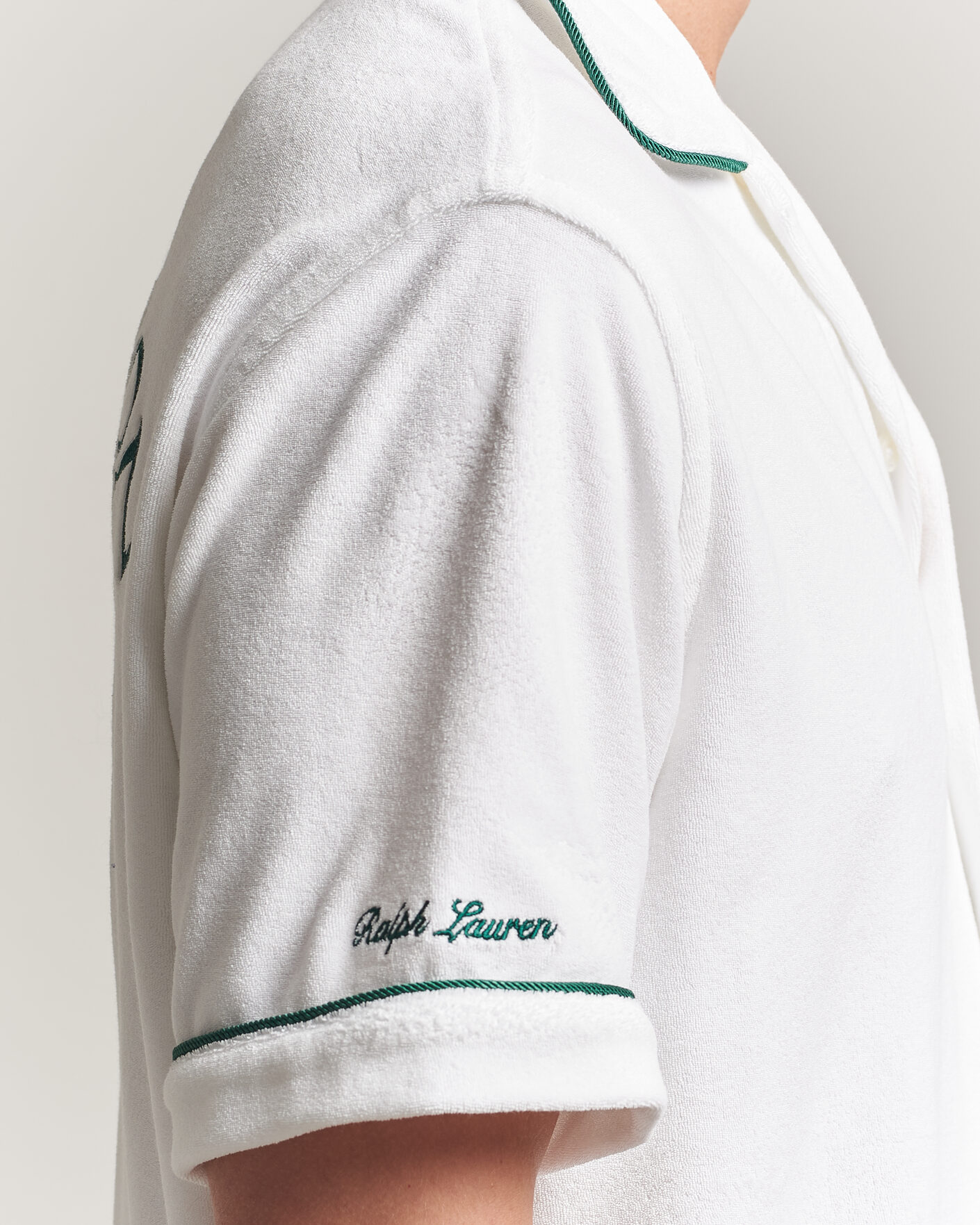 Heren | Overhemden | Polo Ralph Lauren | Terry Short Sleeve Shirt White