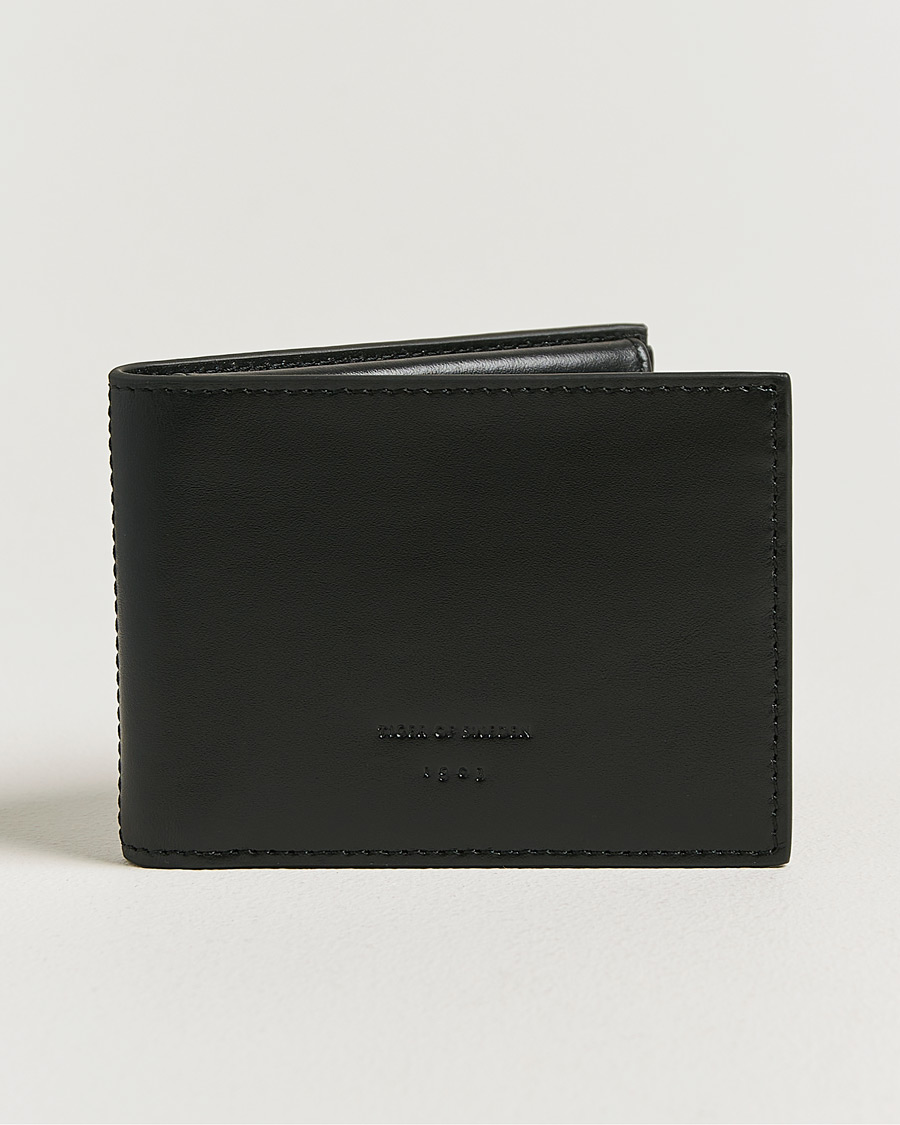 Heren | Portemonnees | Tiger of Sweden | Denariun Smooth Leather Wallet Black
