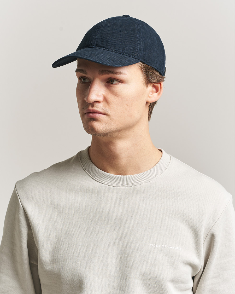 Heren | Hoeden en petten | Tiger of Sweden | Hent Washed Cap Light Ink