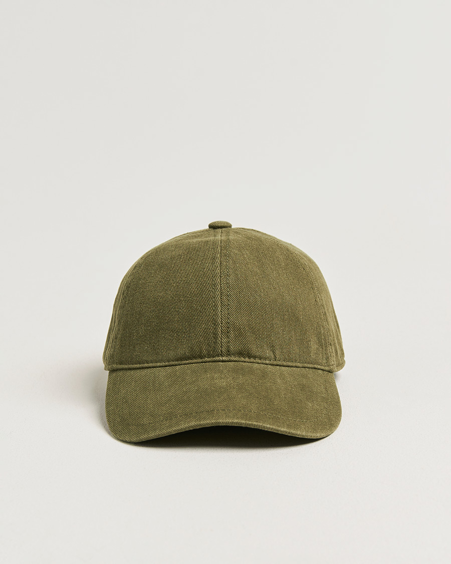 Heren | Hoeden en petten | Tiger of Sweden | Hent Washed Cap Kalamata Green
