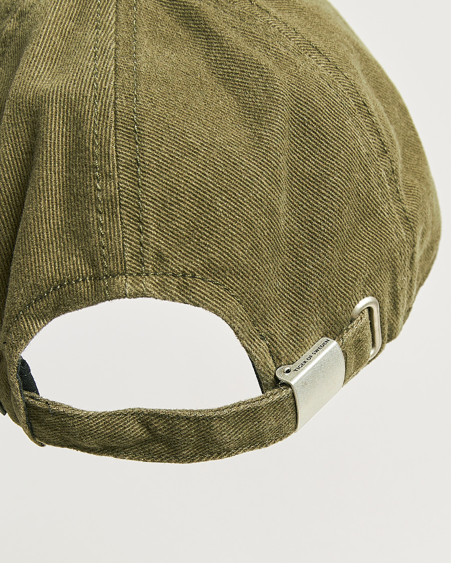 Heren | Hoeden en petten | Tiger of Sweden | Hent Washed Cap Kalamata Green