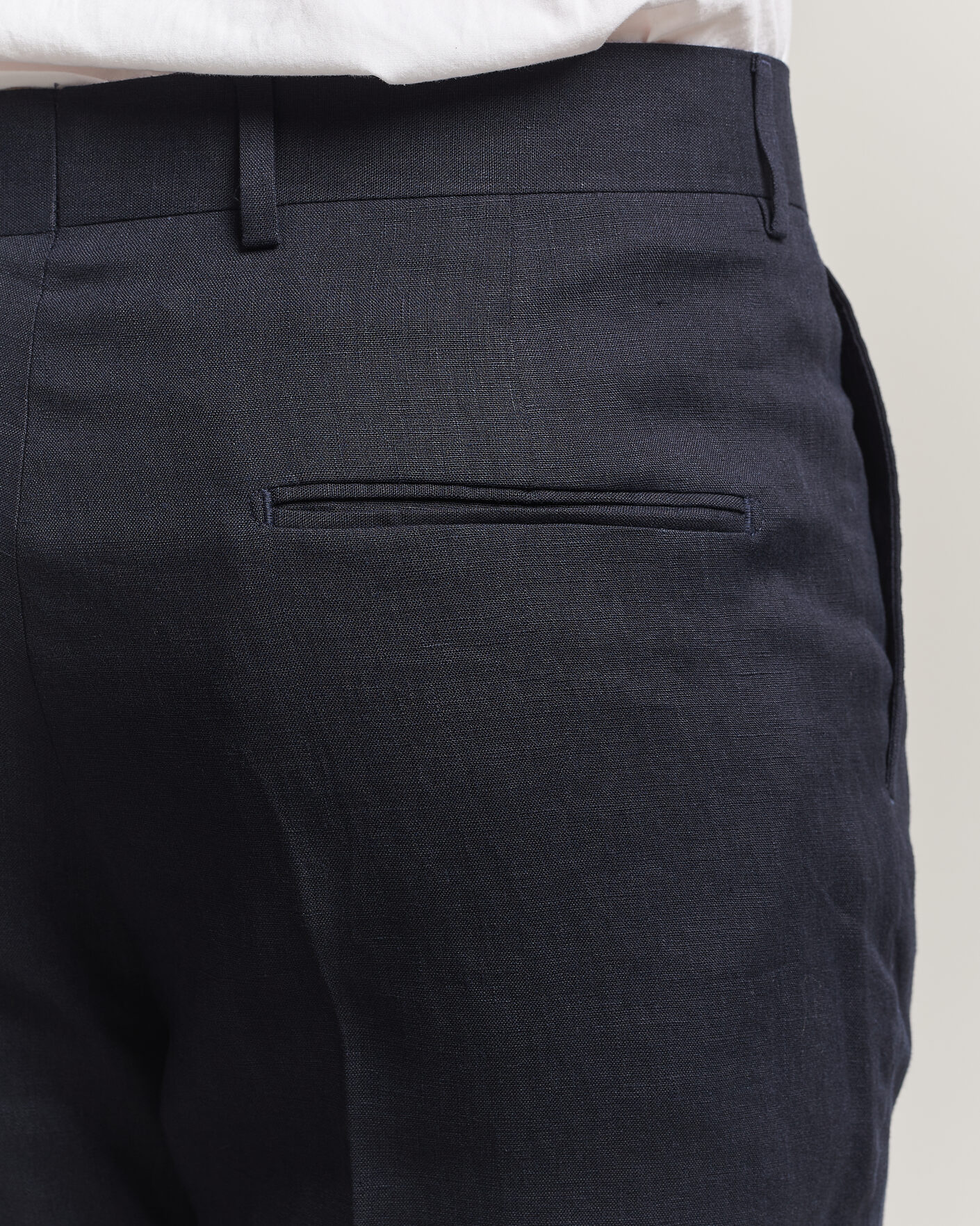 Heren | Broeken | Tiger of Sweden | Tenuta Linen Suit Trousers Midnight Blue