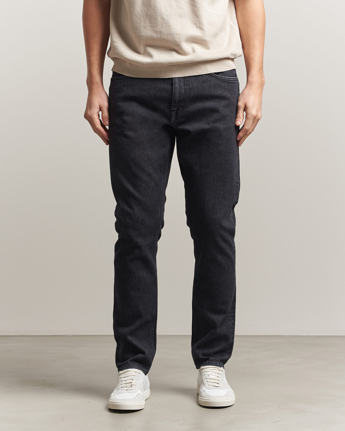 Heren | Broeken | Tiger of Sweden | Pistolero Jeans Washed Black