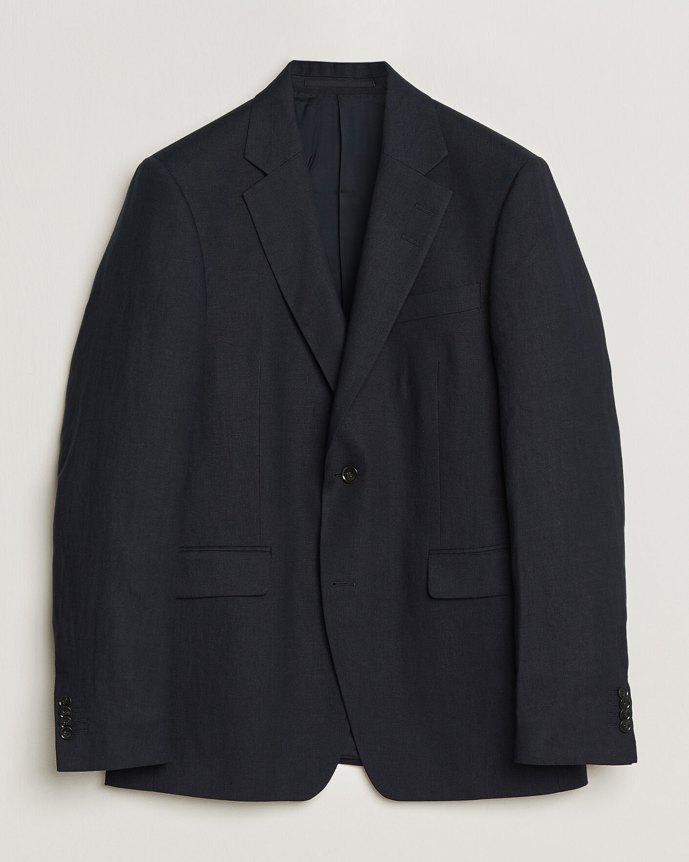 Heren | Blazers | Tiger of Sweden | Justin Linen Suit Blazer Midnight Blue