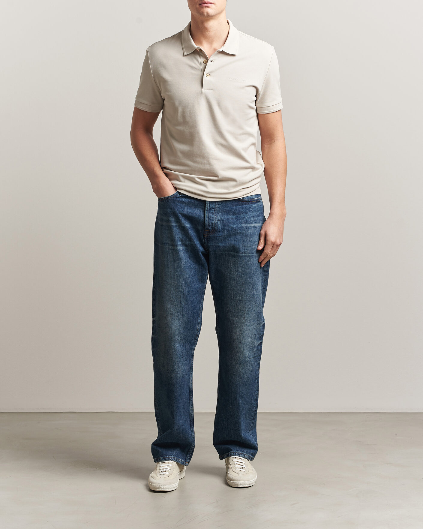 Heren | Polo's | Tiger of Sweden | Darios Polo Seline Grey