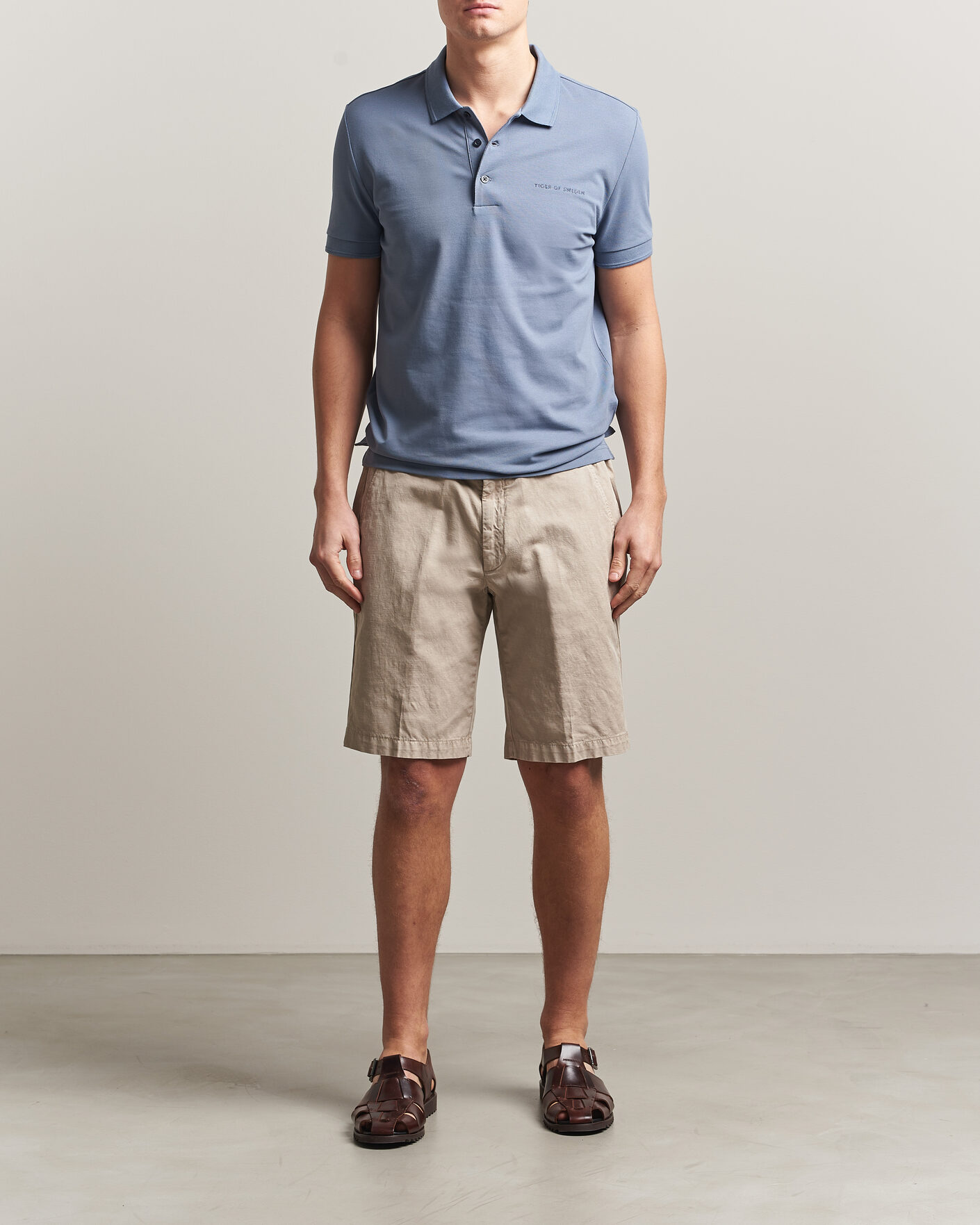 Heren | Polo's | Tiger of Sweden | Darios Polo Dull Blue