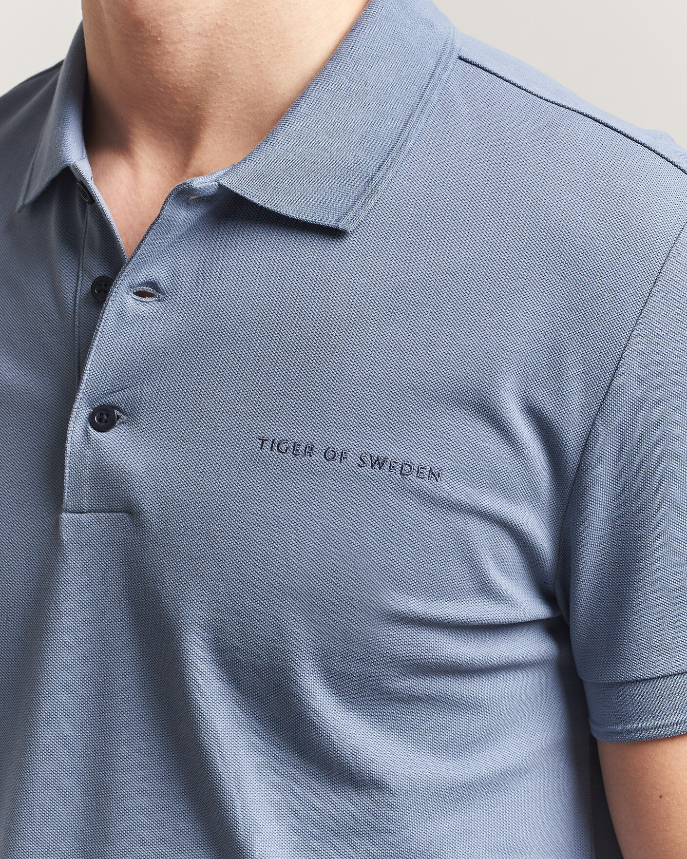 Heren | Polo's | Tiger of Sweden | Darios Polo Dull Blue
