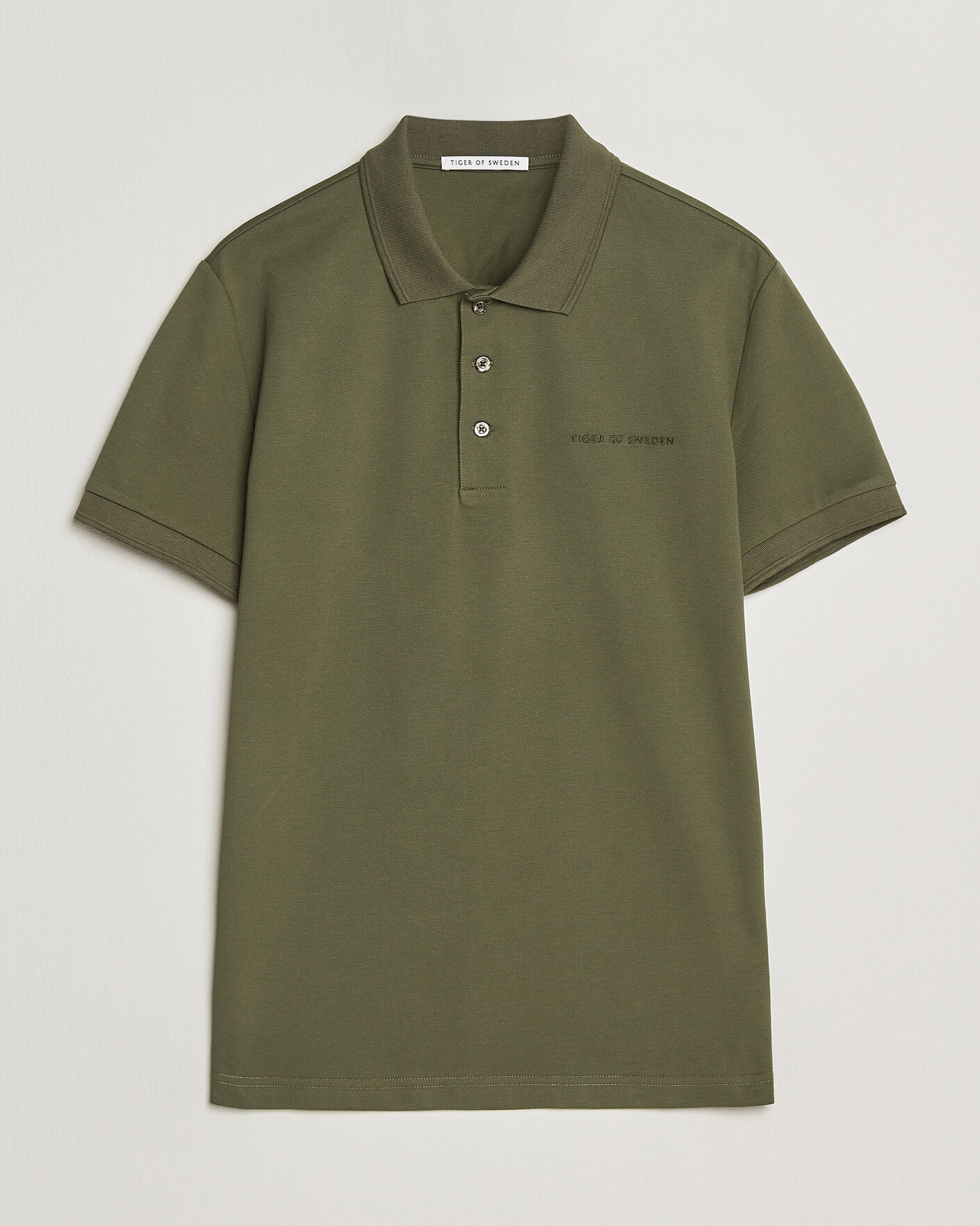 Heren | Polo's | Tiger of Sweden | Darios Polo Kalamata Green