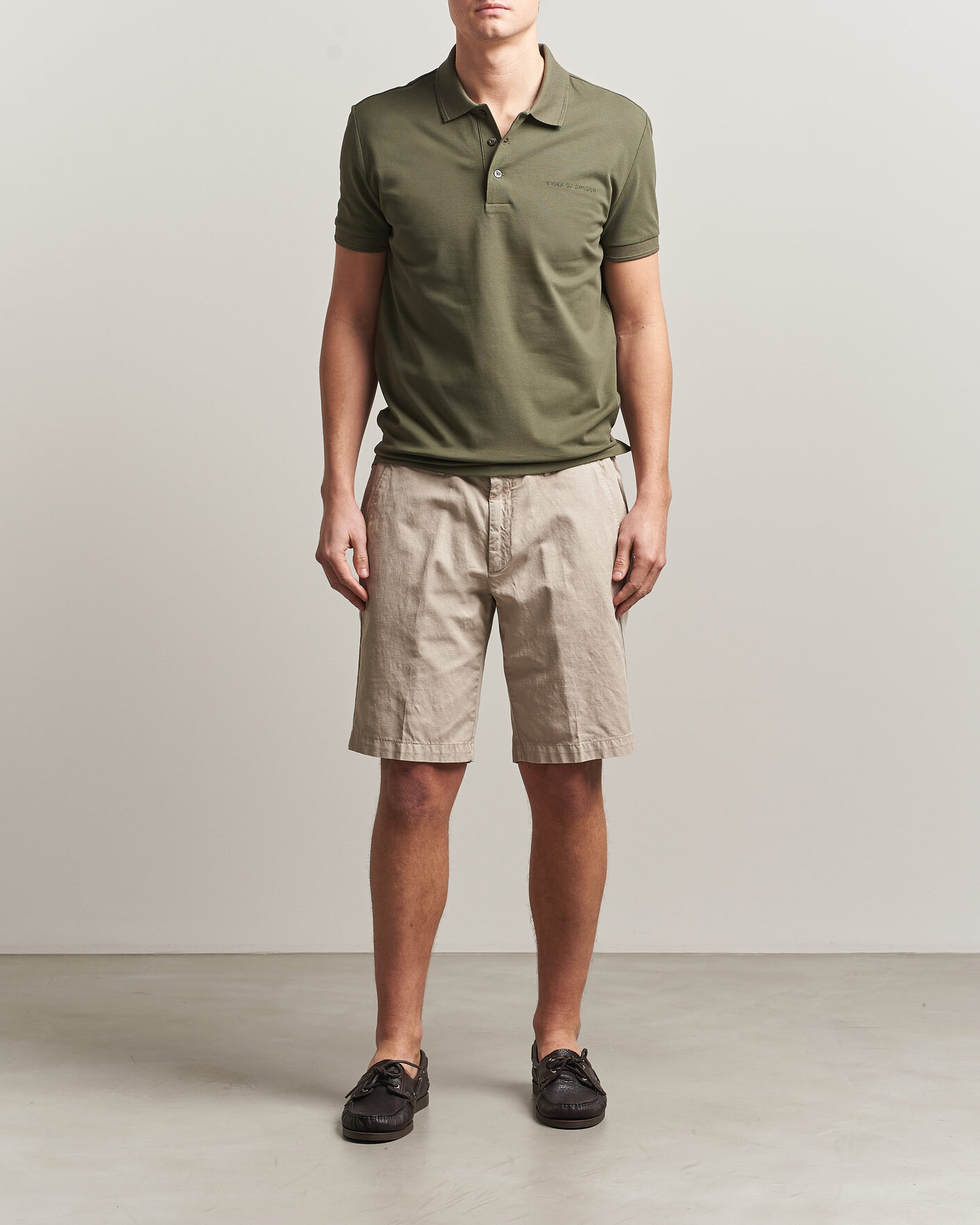 Heren | Polo's | Tiger of Sweden | Darios Polo Kalamata Green