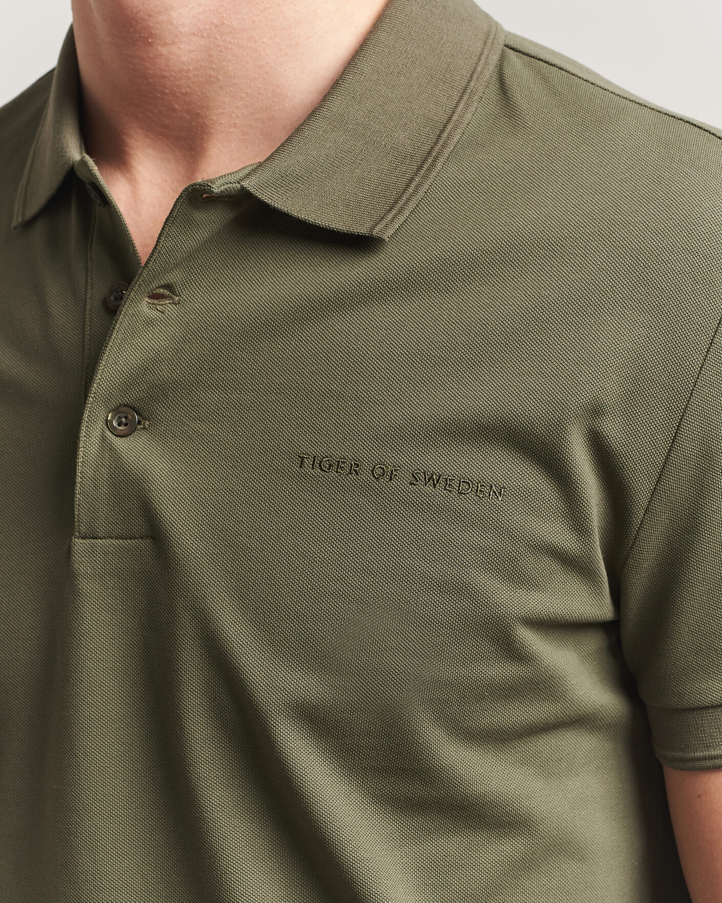 Heren | Polo's | Tiger of Sweden | Darios Polo Kalamata Green