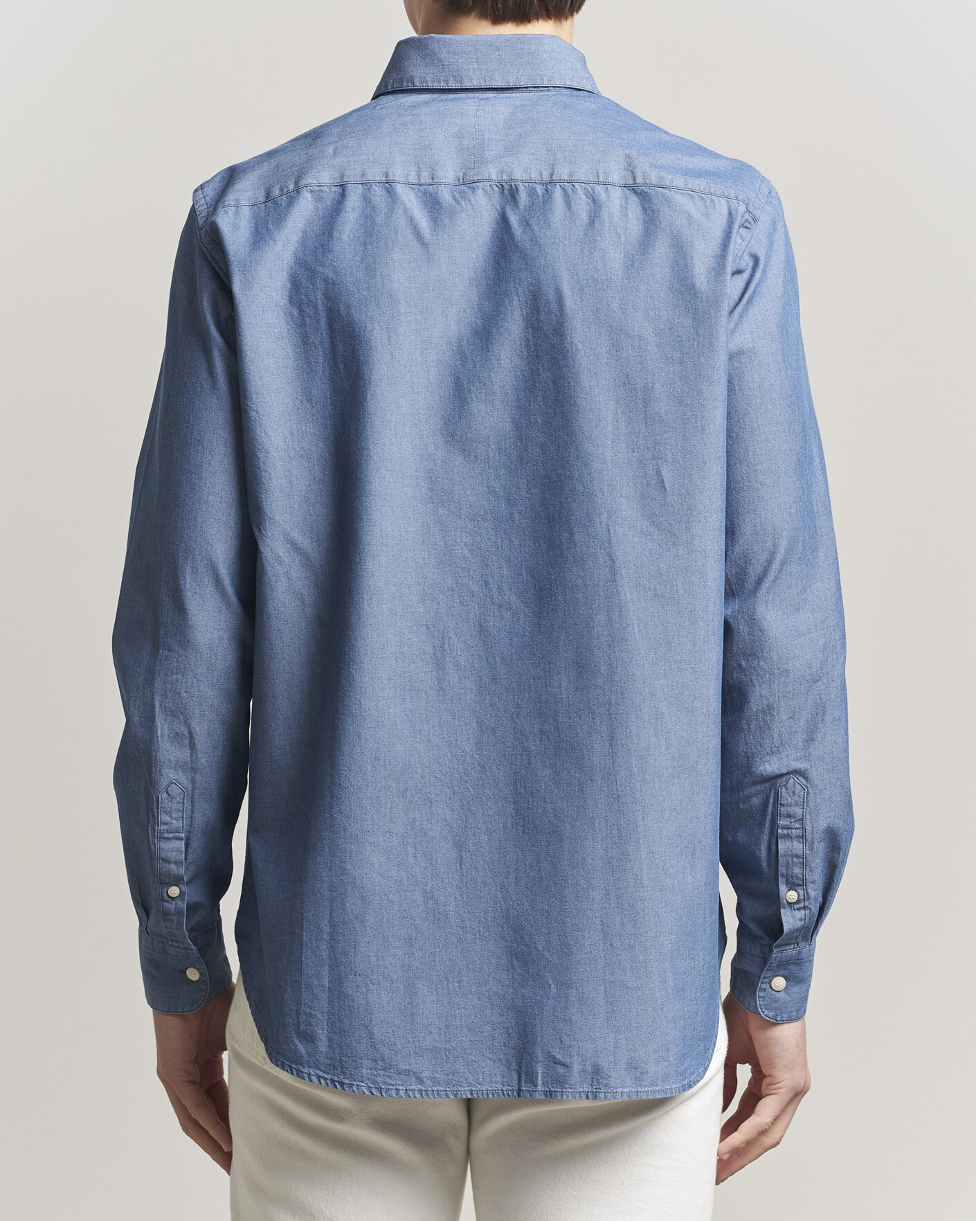 Heren | Overhemden | Tiger of Sweden | Bjorn Denim Shirt Bering Sea