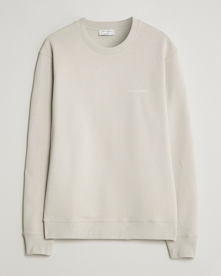 Heren | Truien | Tiger of Sweden | Emerson Crew Neck Sweatshirt Seline Grey