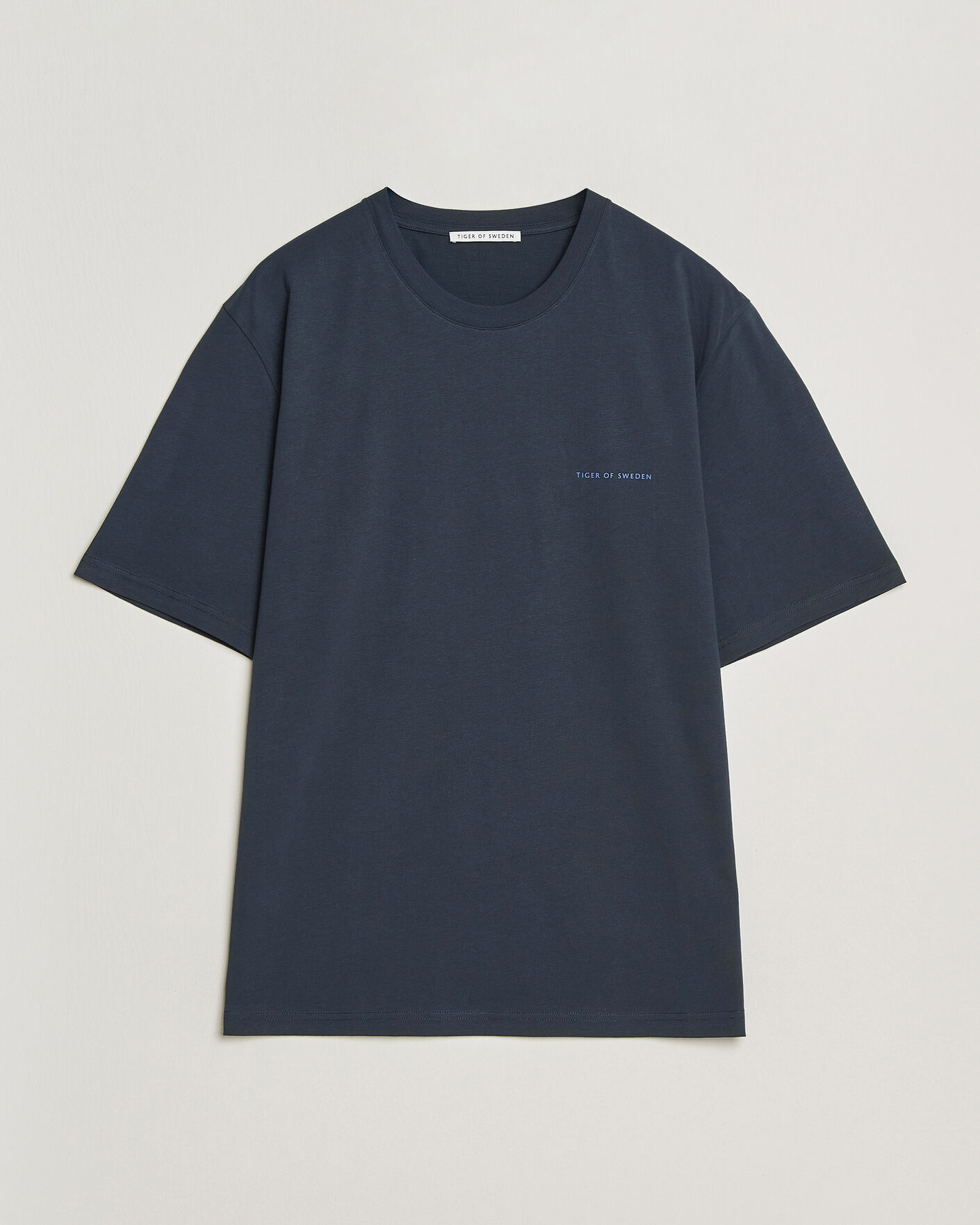 Heren | T-shirts | Tiger of Sweden | Pro Logo Crew Neck T-Shirt Light Ink