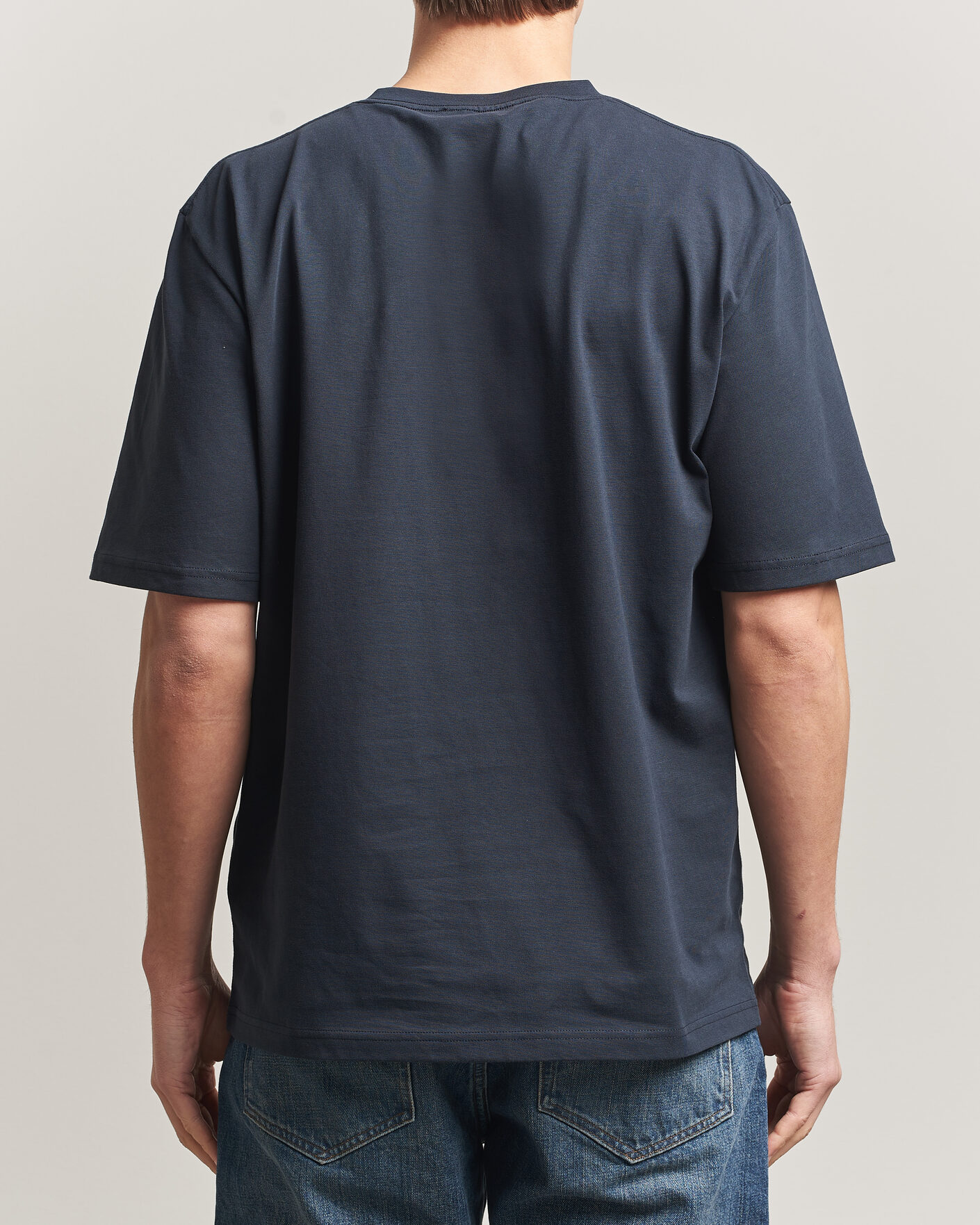 Heren | T-shirts | Tiger of Sweden | Pro Logo Crew Neck T-Shirt Light Ink