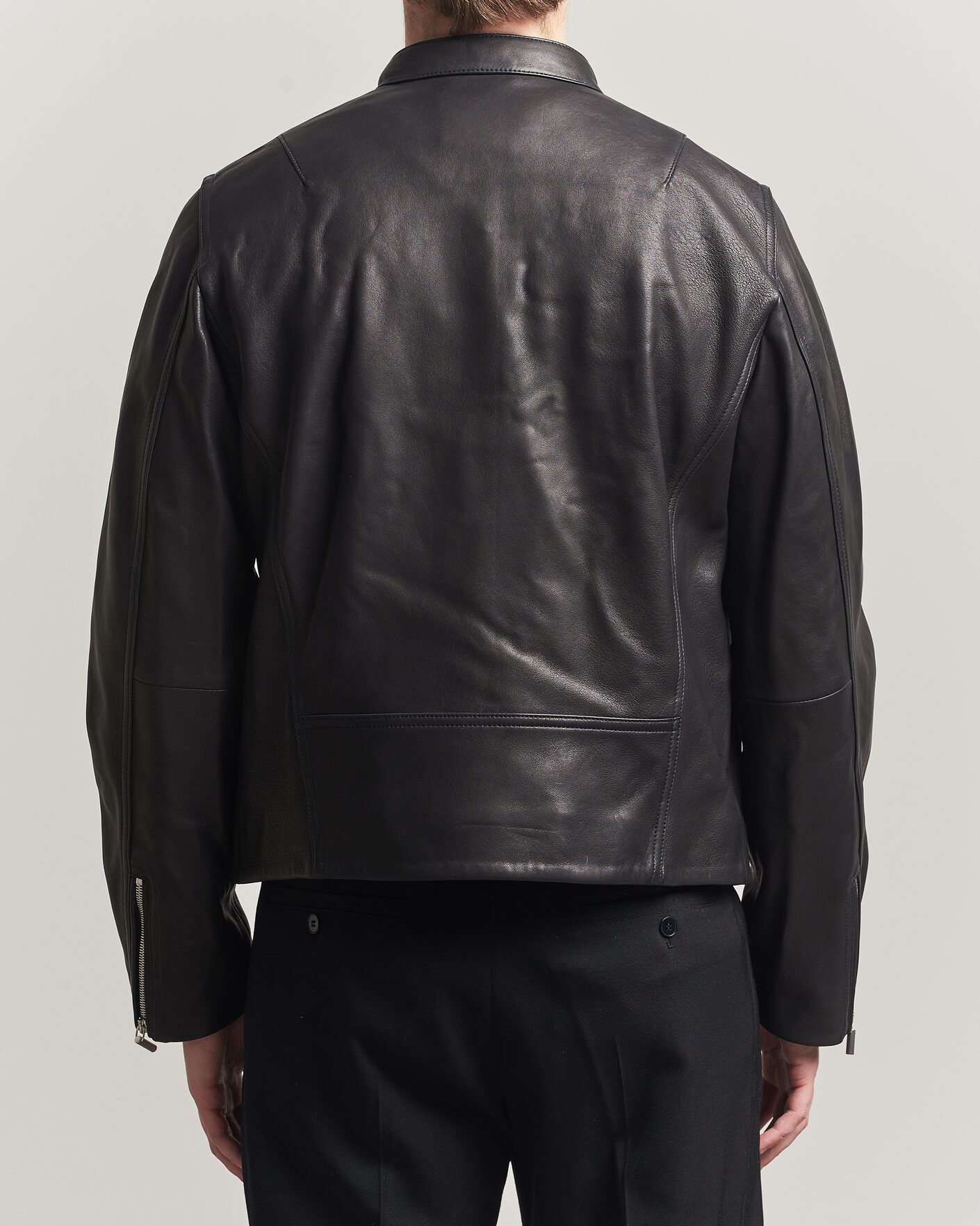 Heren | Jassen | Tiger of Sweden | Reier Leather Jacket Black