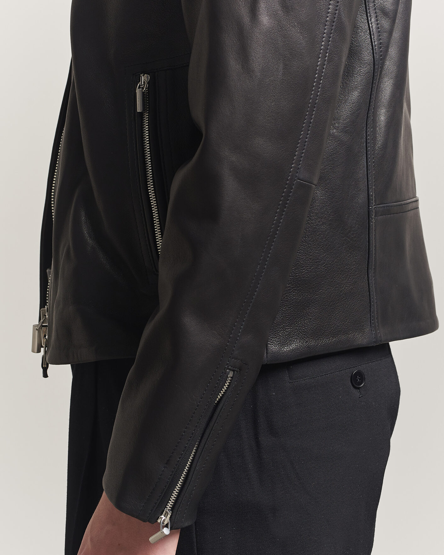 Heren | Jassen | Tiger of Sweden | Reier Leather Jacket Black
