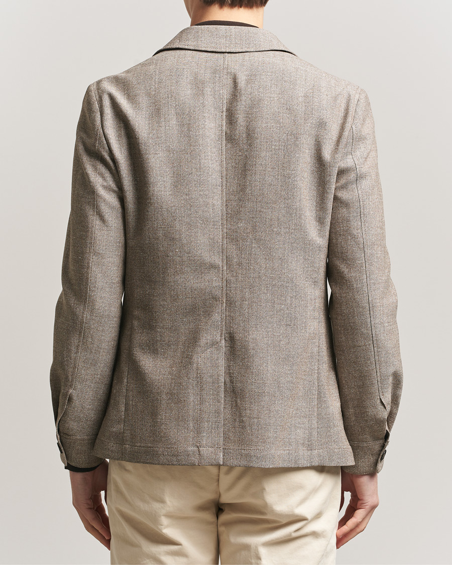 Heren | Blazers | Tiger of Sweden | Harrison Wool/Linen Blazer Sawgrass Brown