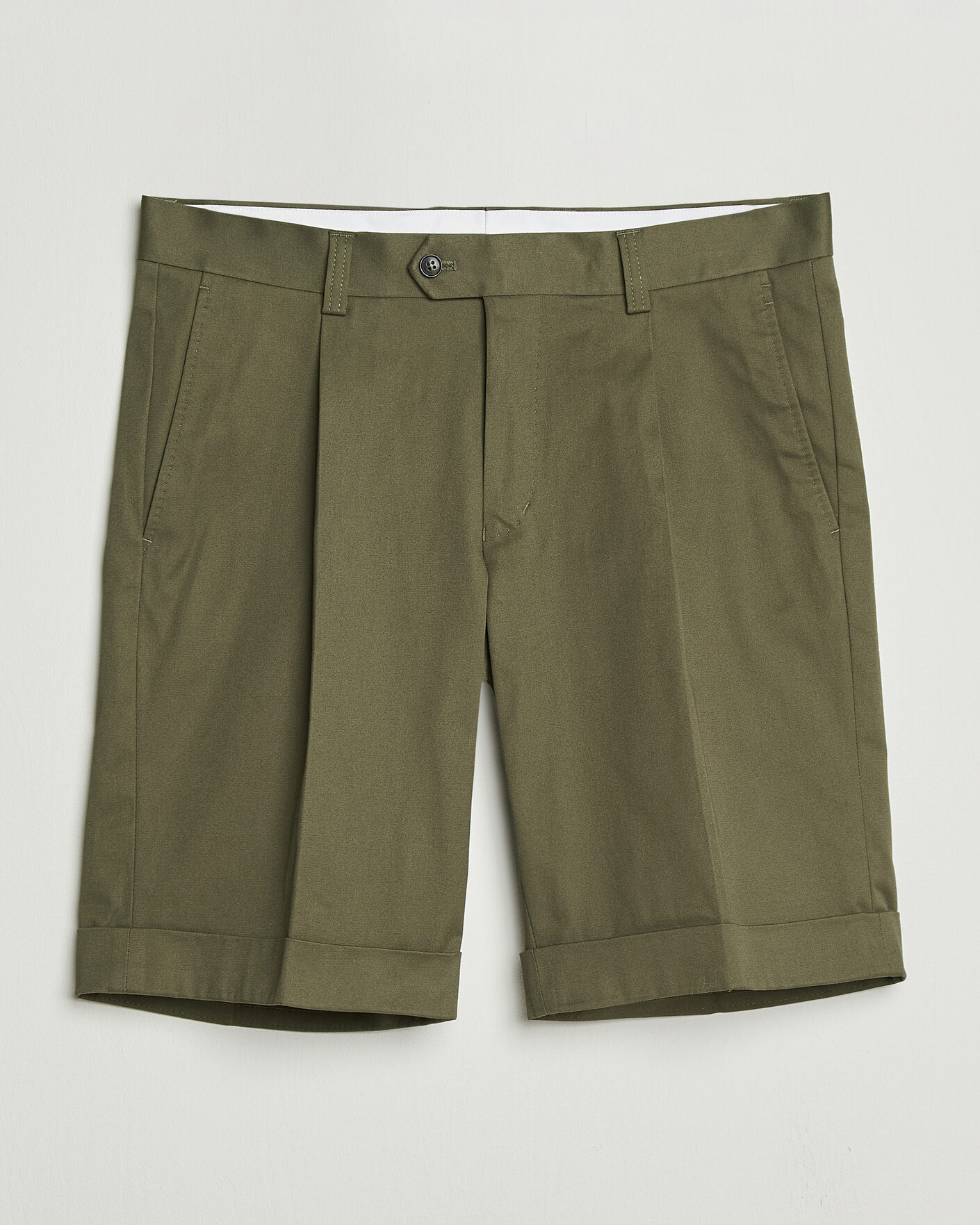 Heren | Korte broek | Tiger of Sweden | Tenut Cotton Chino Shorts Kalamata Green
