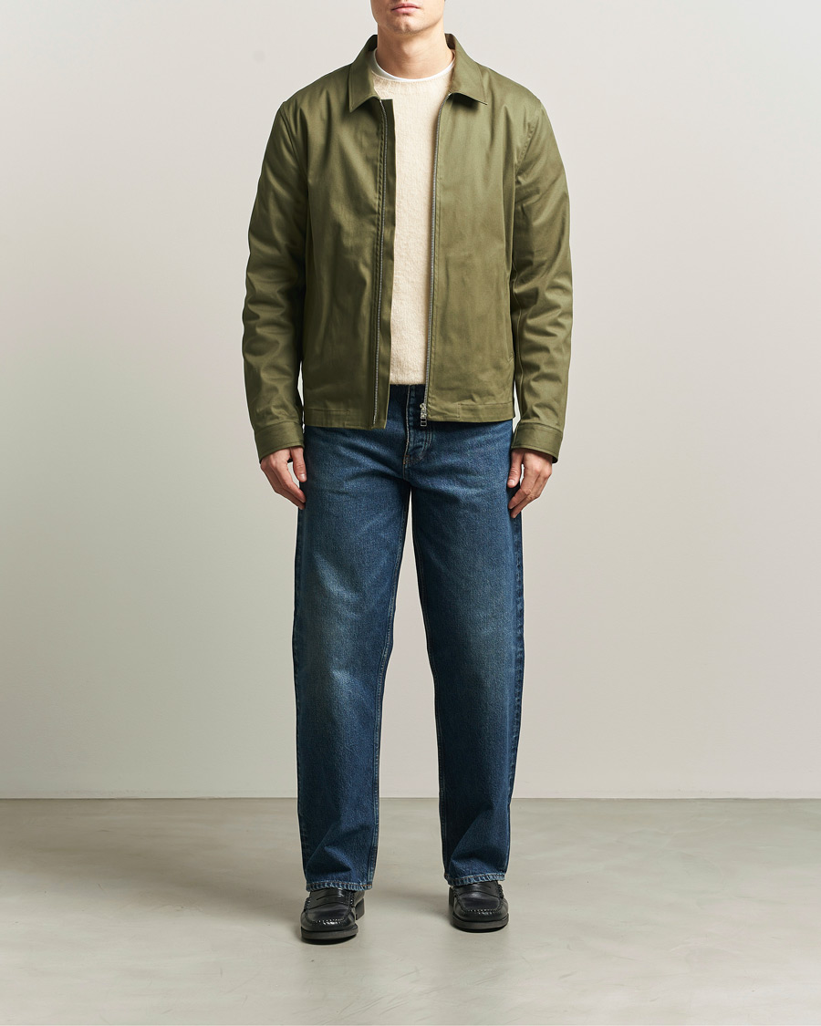 Heren | Jassen | Tiger of Sweden | Barnaby Cotton Jacket Kalamata Green
