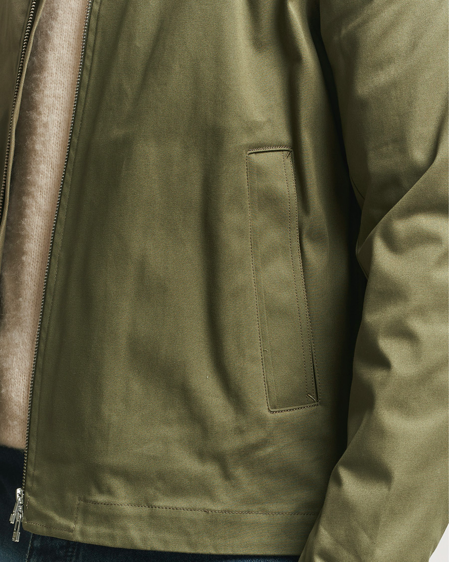 Heren | Jassen | Tiger of Sweden | Barnaby Cotton Jacket Kalamata Green