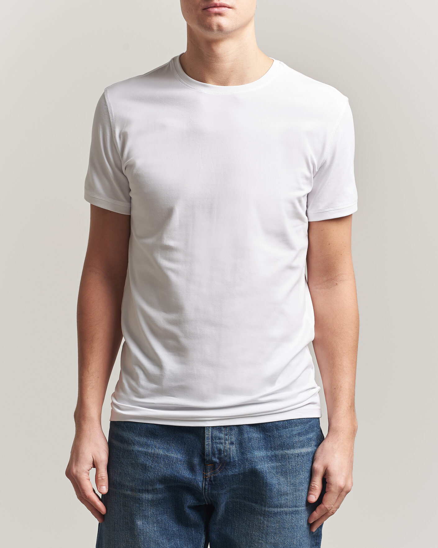 Heren | T-shirts | Tiger of Sweden | Heimdal 2-Pack Crew Neck T-Shirt Pure White
