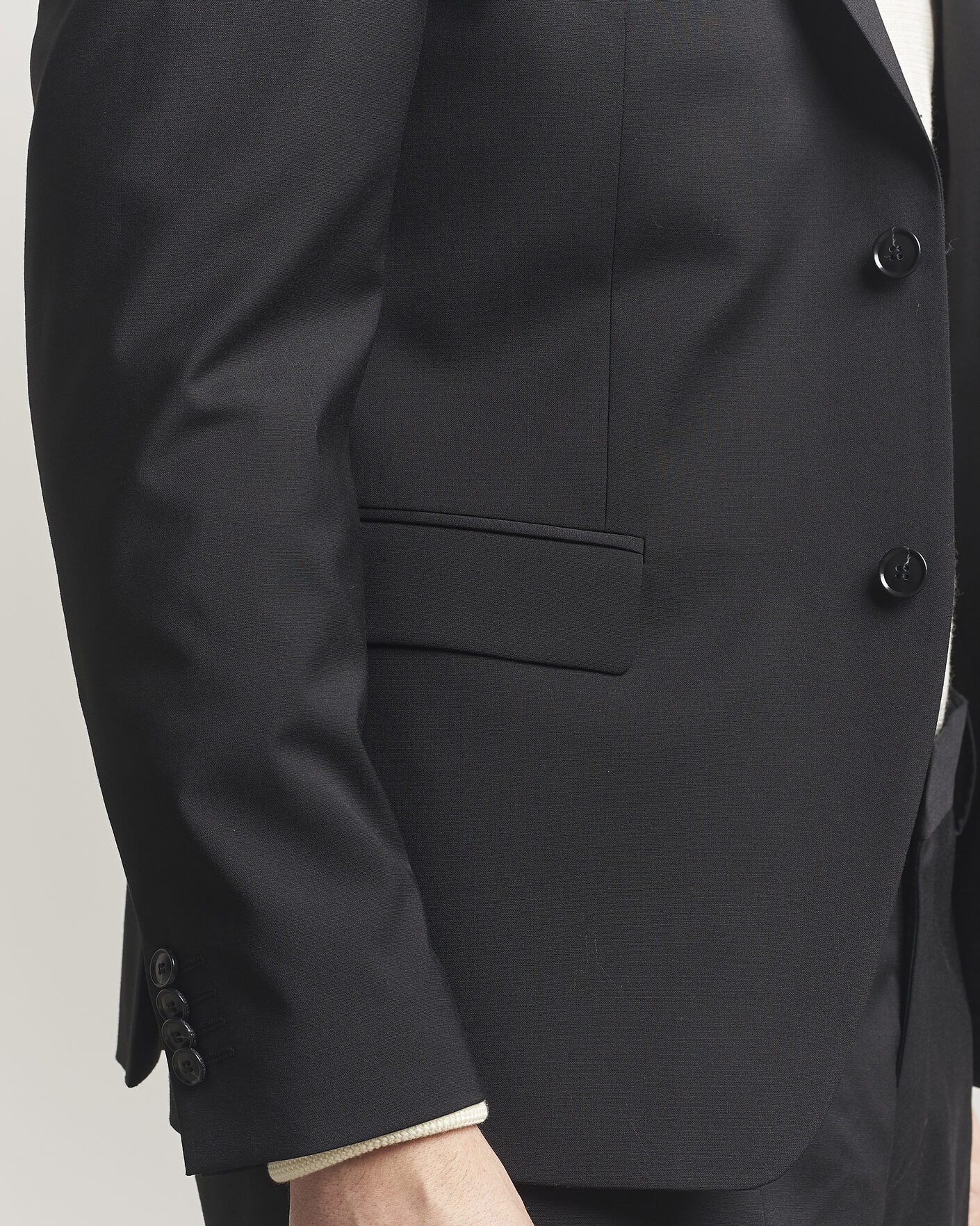 Heren | Blazers | Tiger of Sweden | Jamie Wool Travel Suit Blazer Black