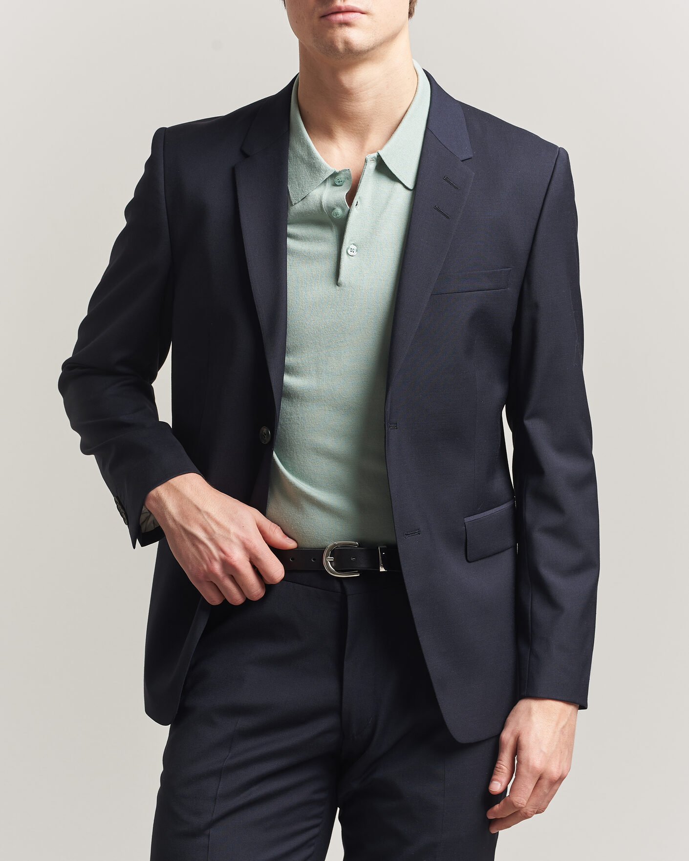 Heren | Blazers | Tiger of Sweden | Jamie Wool Travel Suit Blazer Dark Ink