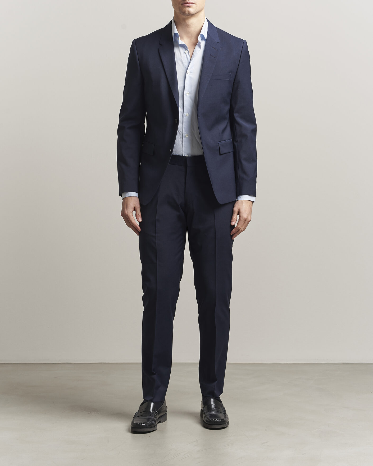 Heren | Blazers | Tiger of Sweden | Jamie Wool Travel Suit Blazer Royal Blue