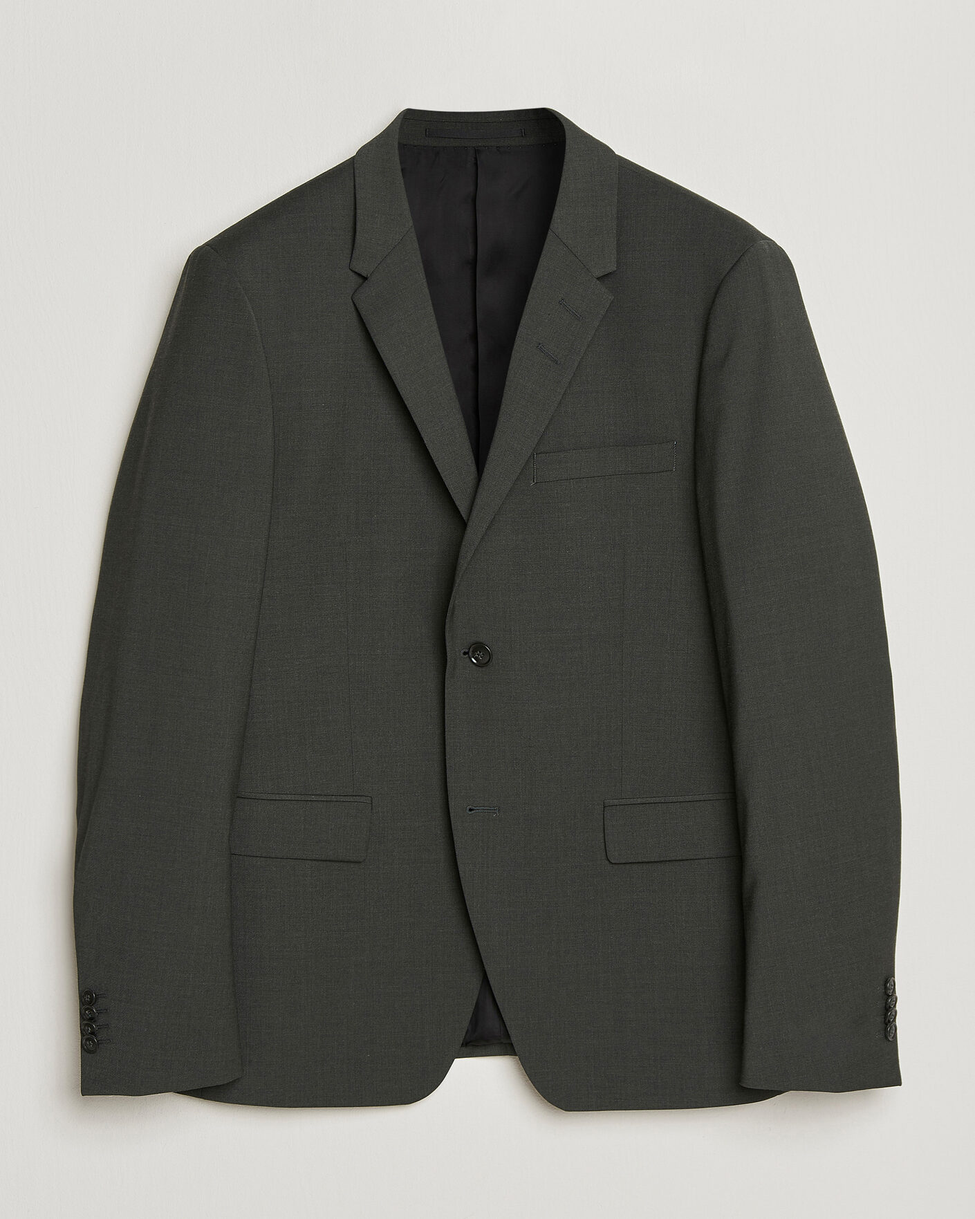 Heren | Blazers | Tiger of Sweden | Jamie Wool Travel Suit Blazer Olive Extreme
