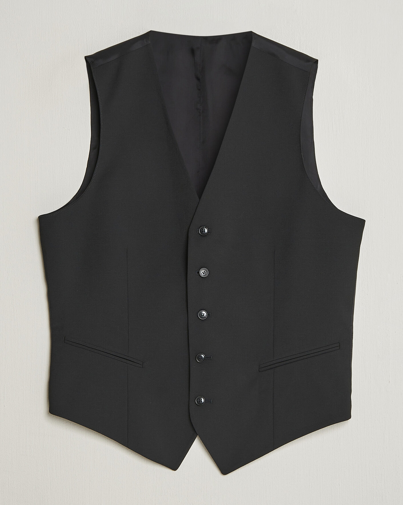 Heren | Gilets | Tiger of Sweden | Winston Wool Travel Waistcoat Black