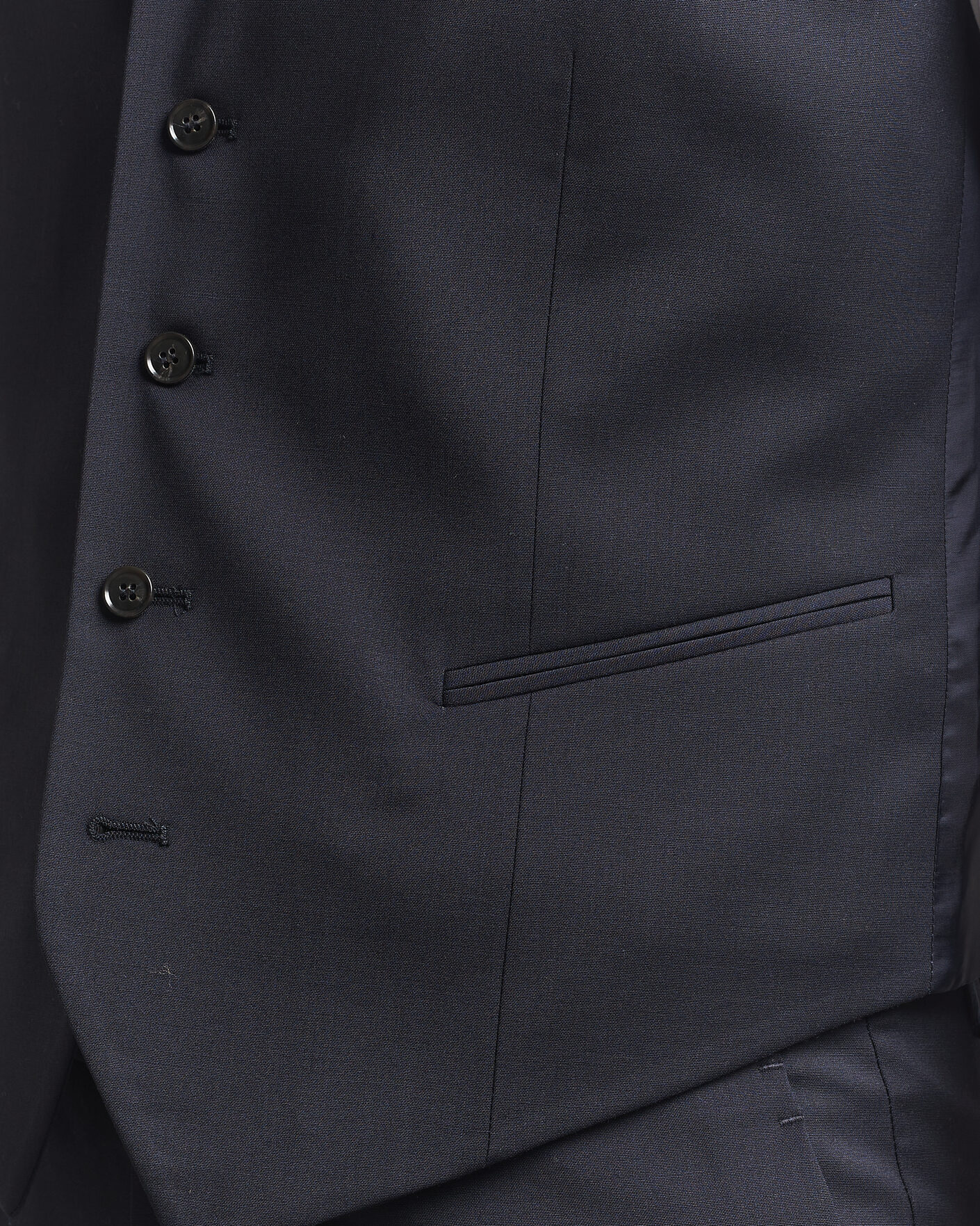 Heren | Gilets | Tiger of Sweden | Winston Wool Travel Waistcoat Dark Ink