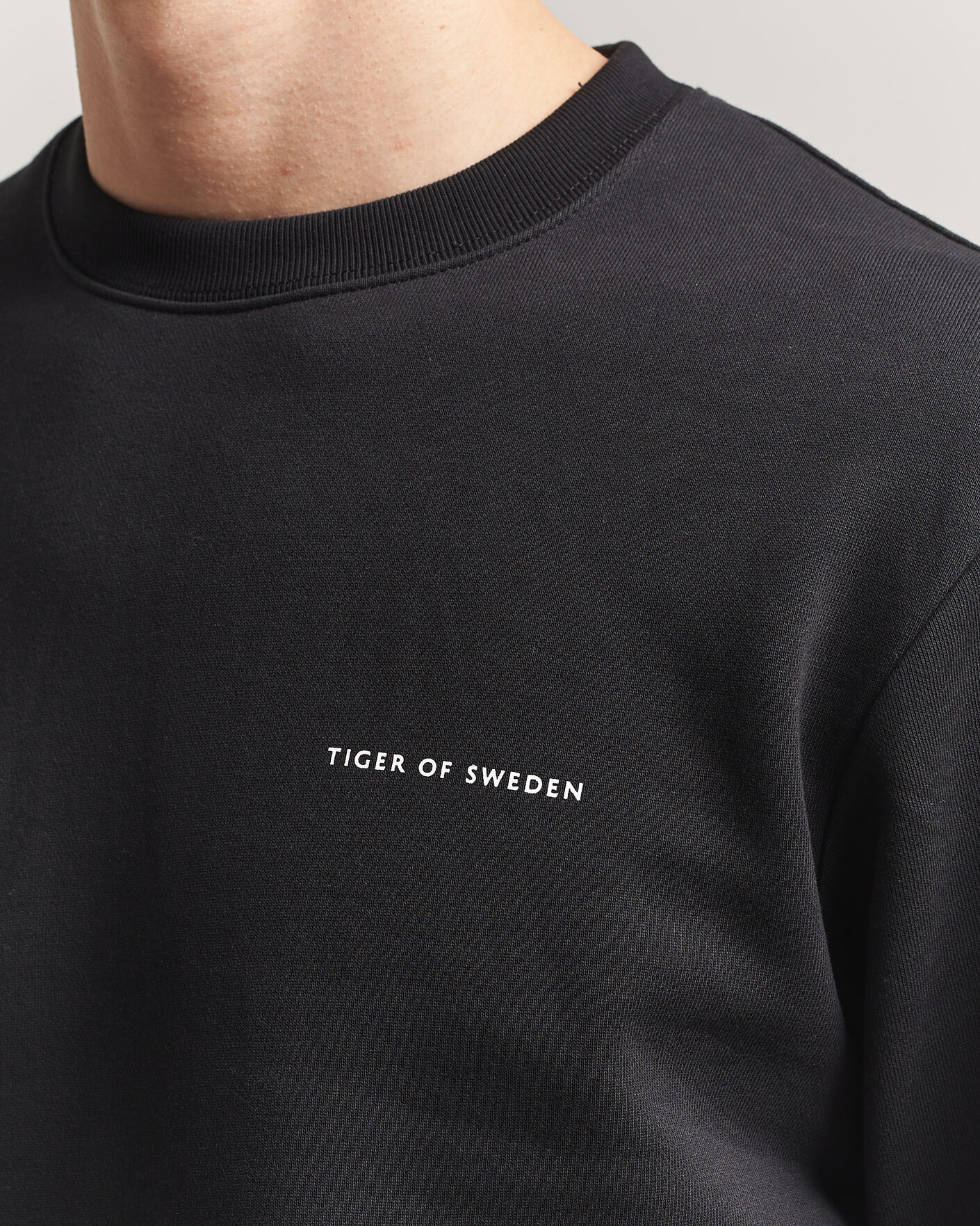 Heren | Truien | Tiger of Sweden | Emerson Crew Neck Sweatshirt Black