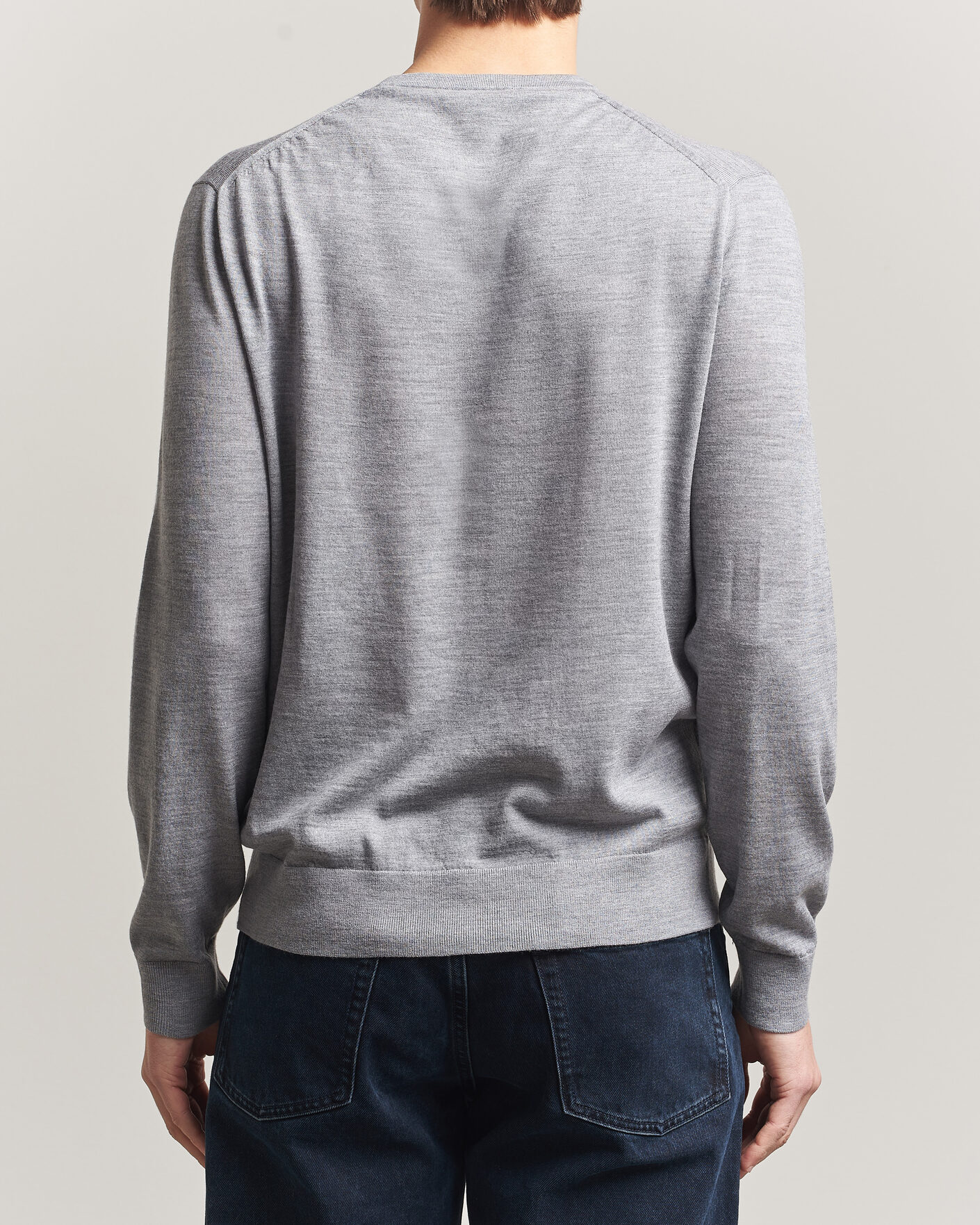 Heren | Truien | Tiger of Sweden | Connor Crew Neck Pullover Grey Melange