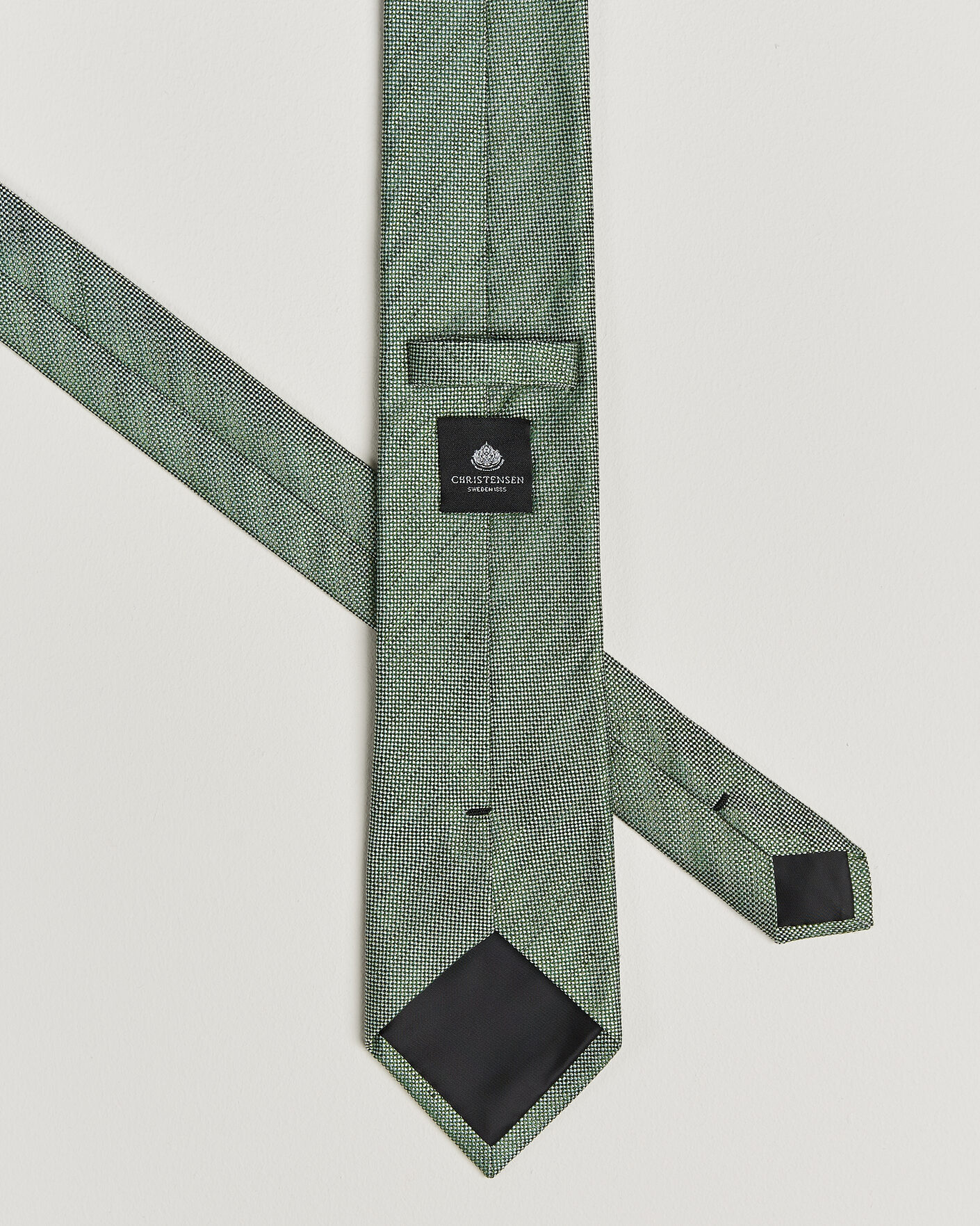Heren | Stropdassen | Amanda Christensen | Box Set Printed Silk 8cm Tie With Pocket Square Green