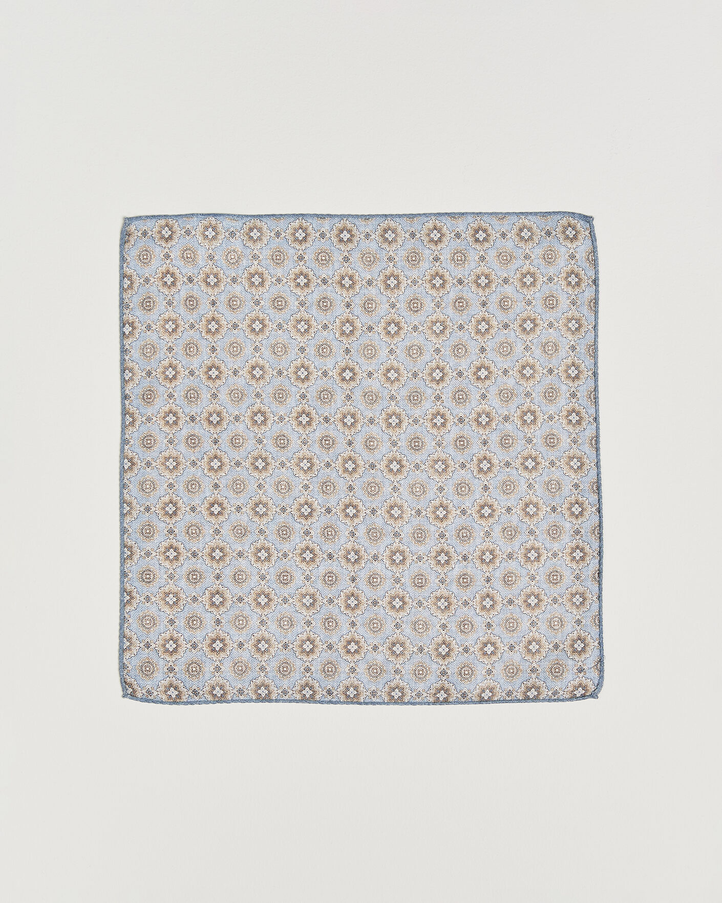 Heren | Pochets | Amanda Christensen | Silk Shappe Double Faced Pocket Square Navy
