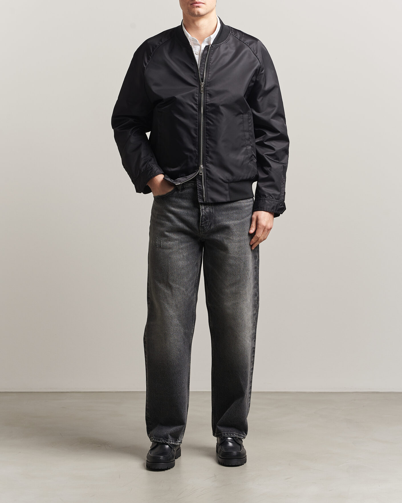 Heren | Jassen | Filippa K | Technical Bomber Jacket Black