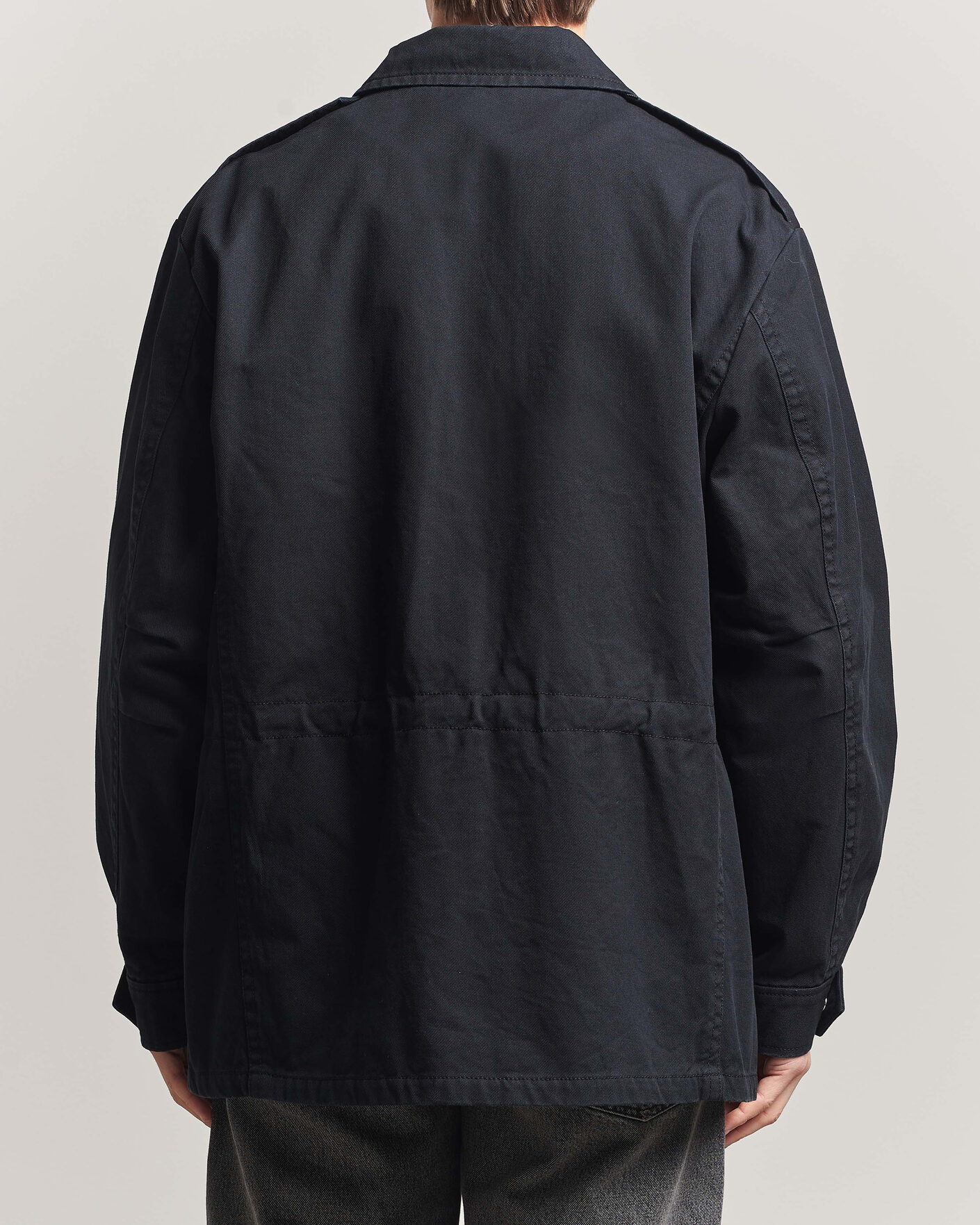 Heren | Jassen | Filippa K | Cotton Field Jacket Black