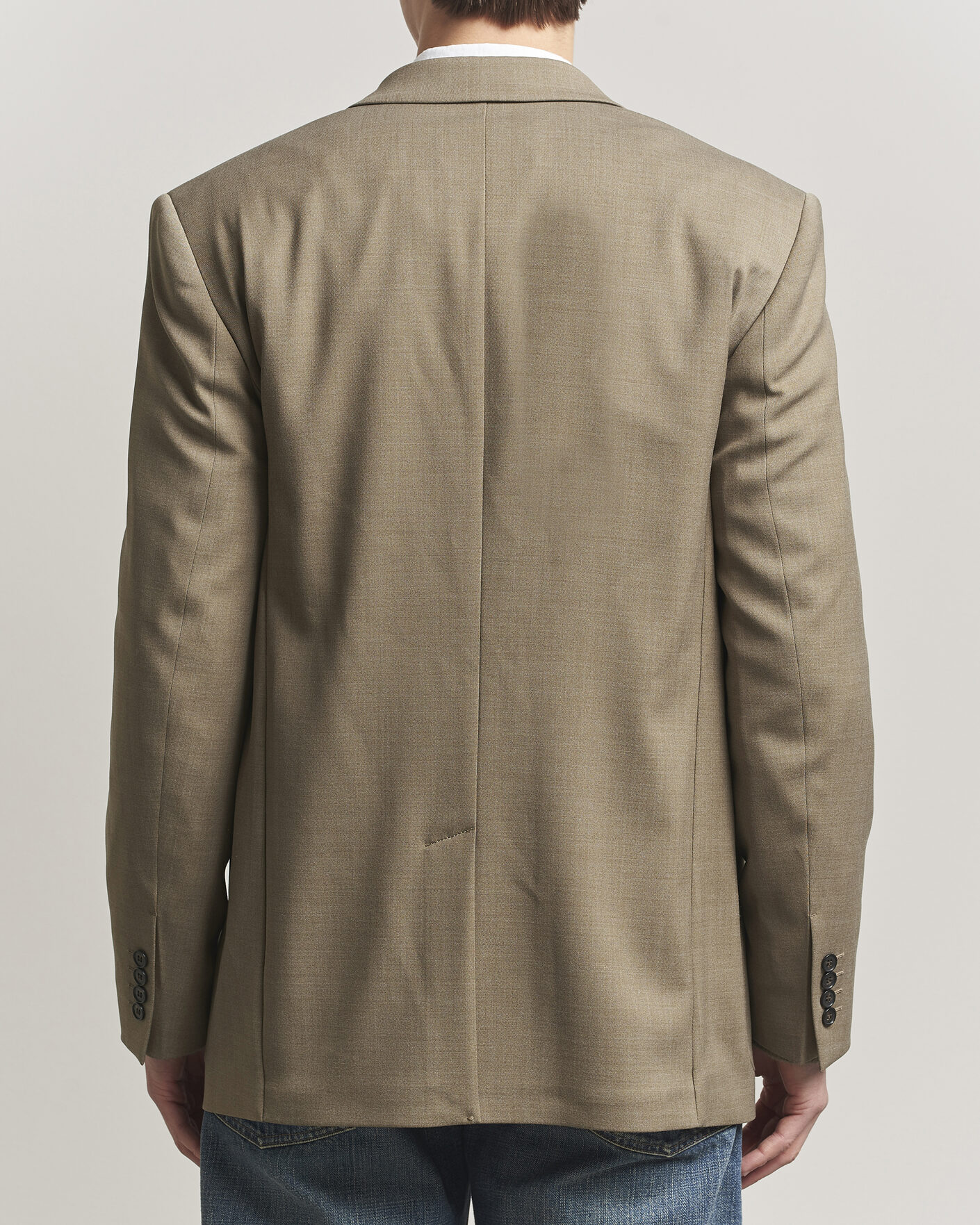 Heren | Blazers | Filippa K | Michael Wool Double Breasted Blazer Light Driftwood