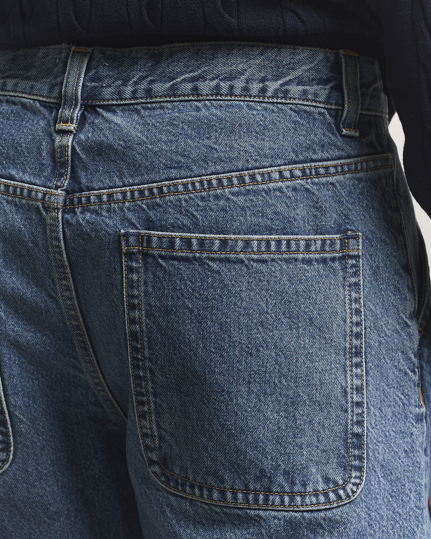 Heren | Jeans | Filippa K | Workwear Jeans Washed Mid Blue