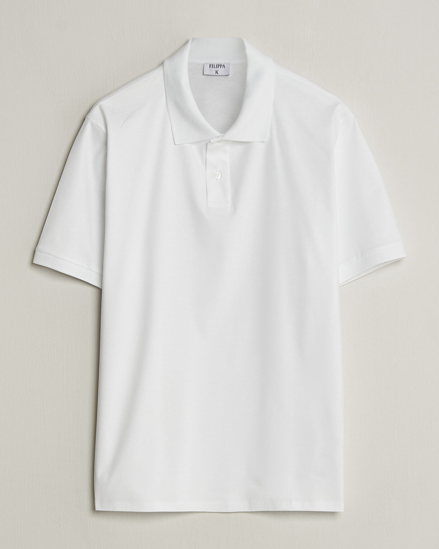 Heren | Polo's | Filippa K | Technical Cotton Polo White
