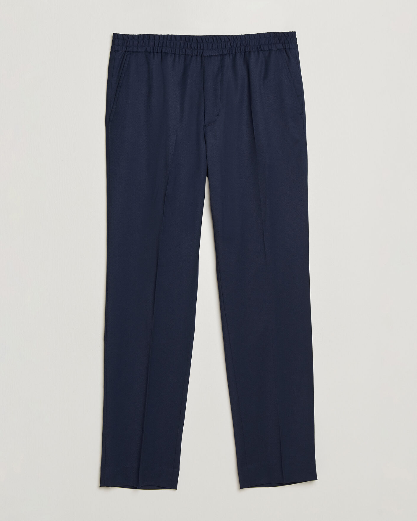 Heren | Broeken | Filippa K | Theo Relaxed Wool Trousers Ink Navy